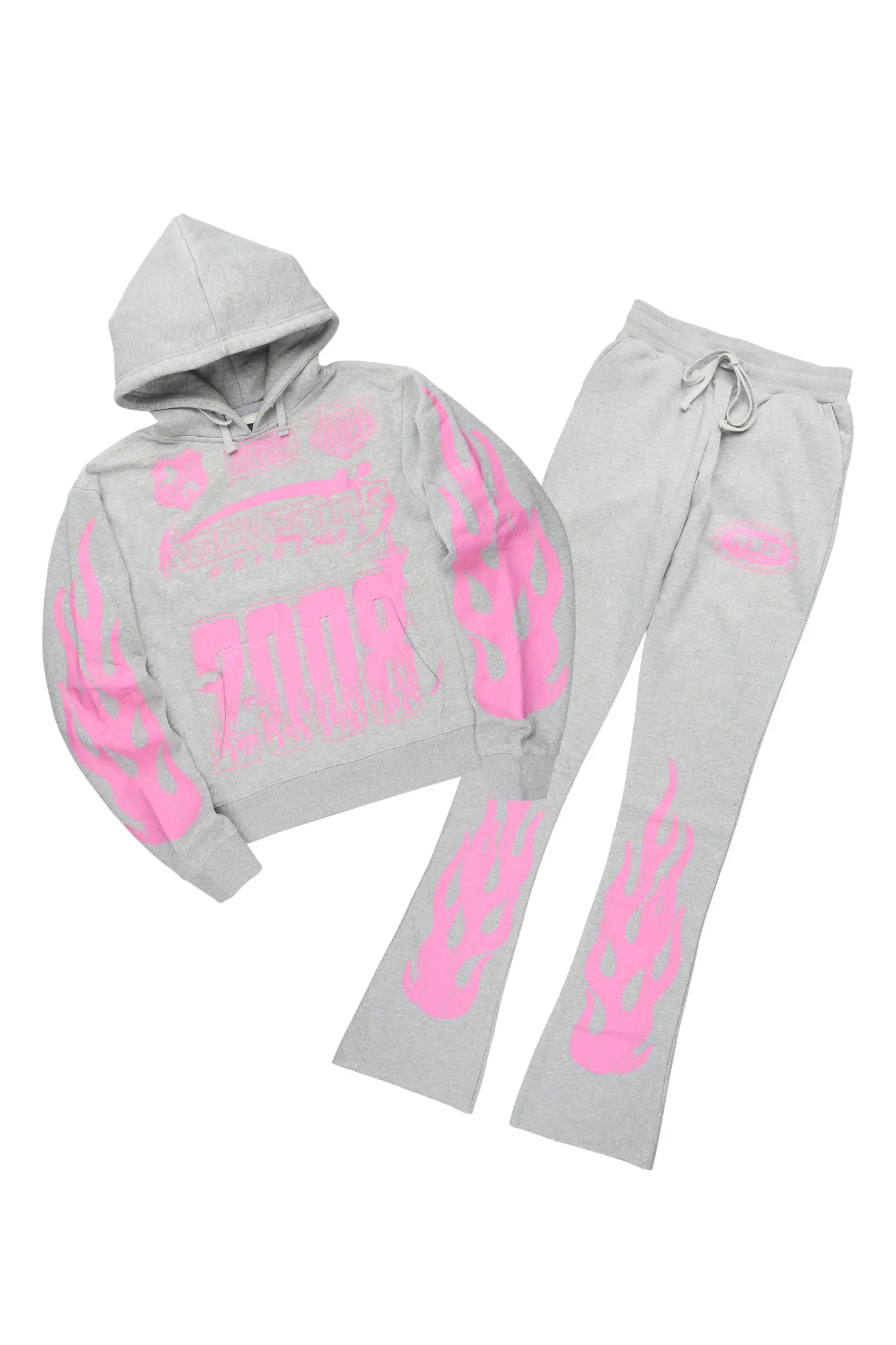Esha 2.0 Heather Grey Super Stacked Flare Trackset