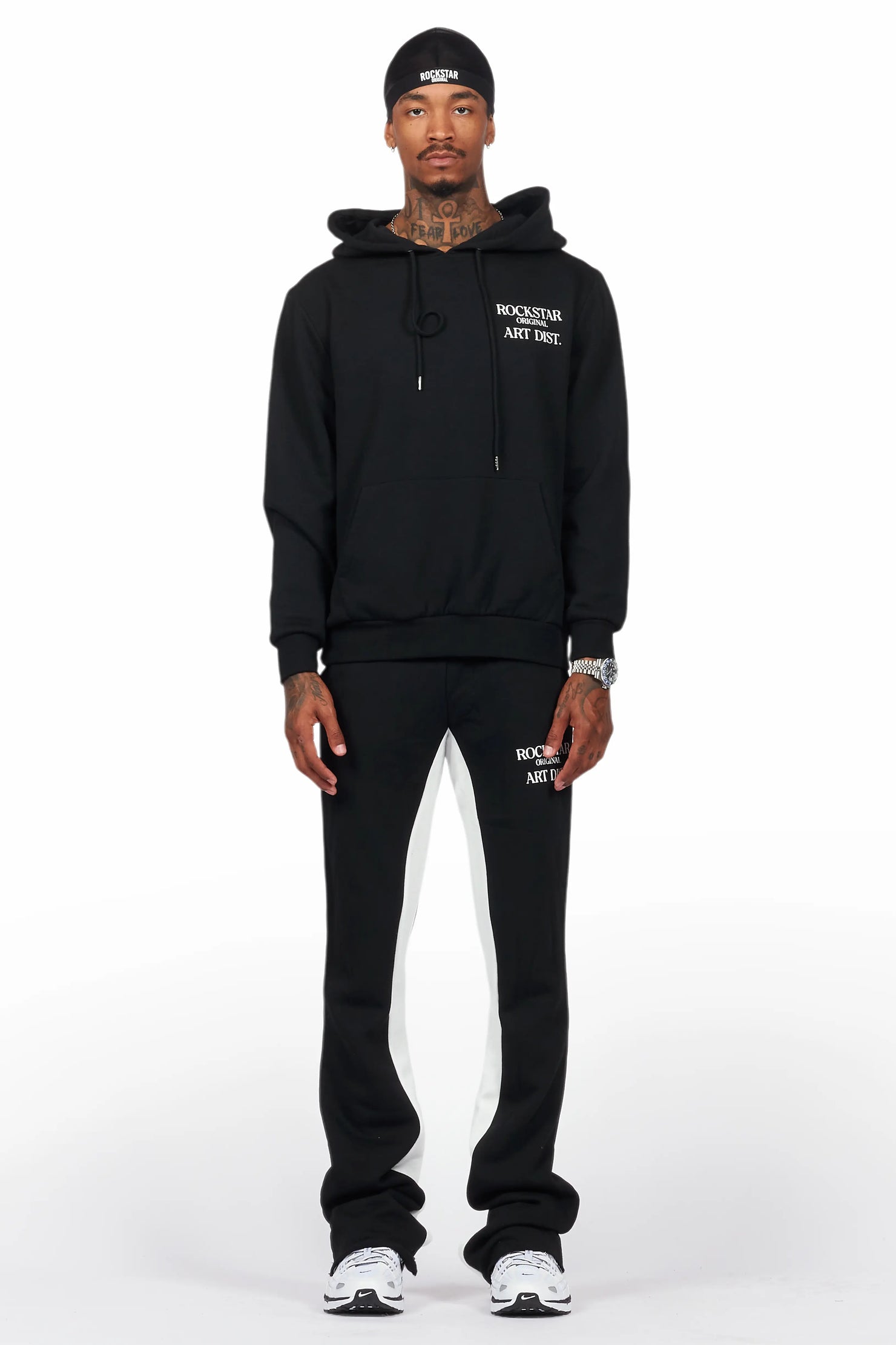 Briggs Black Hoodie/Baggy Fit Pant Set