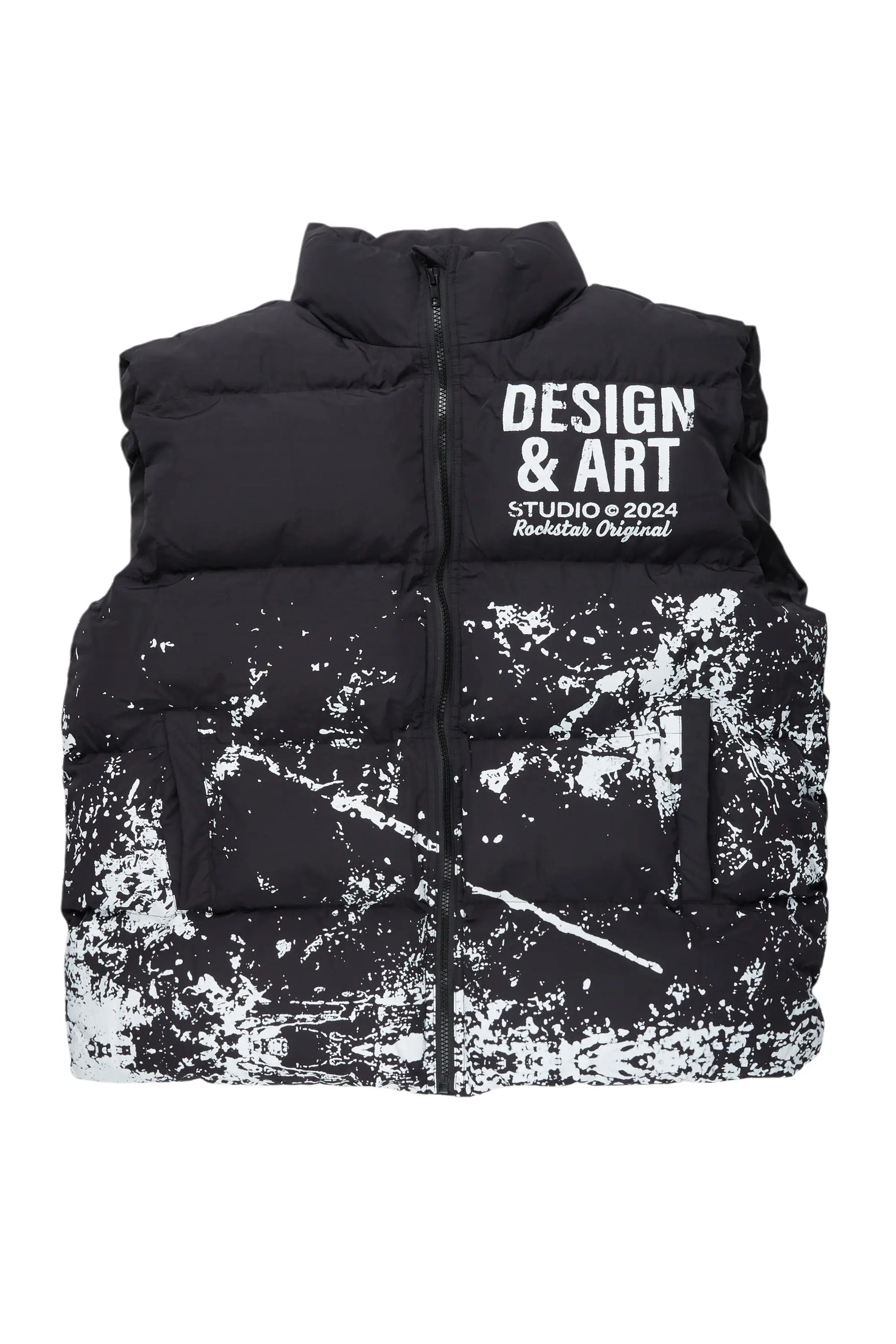 Lamanda Black Puffer Vest