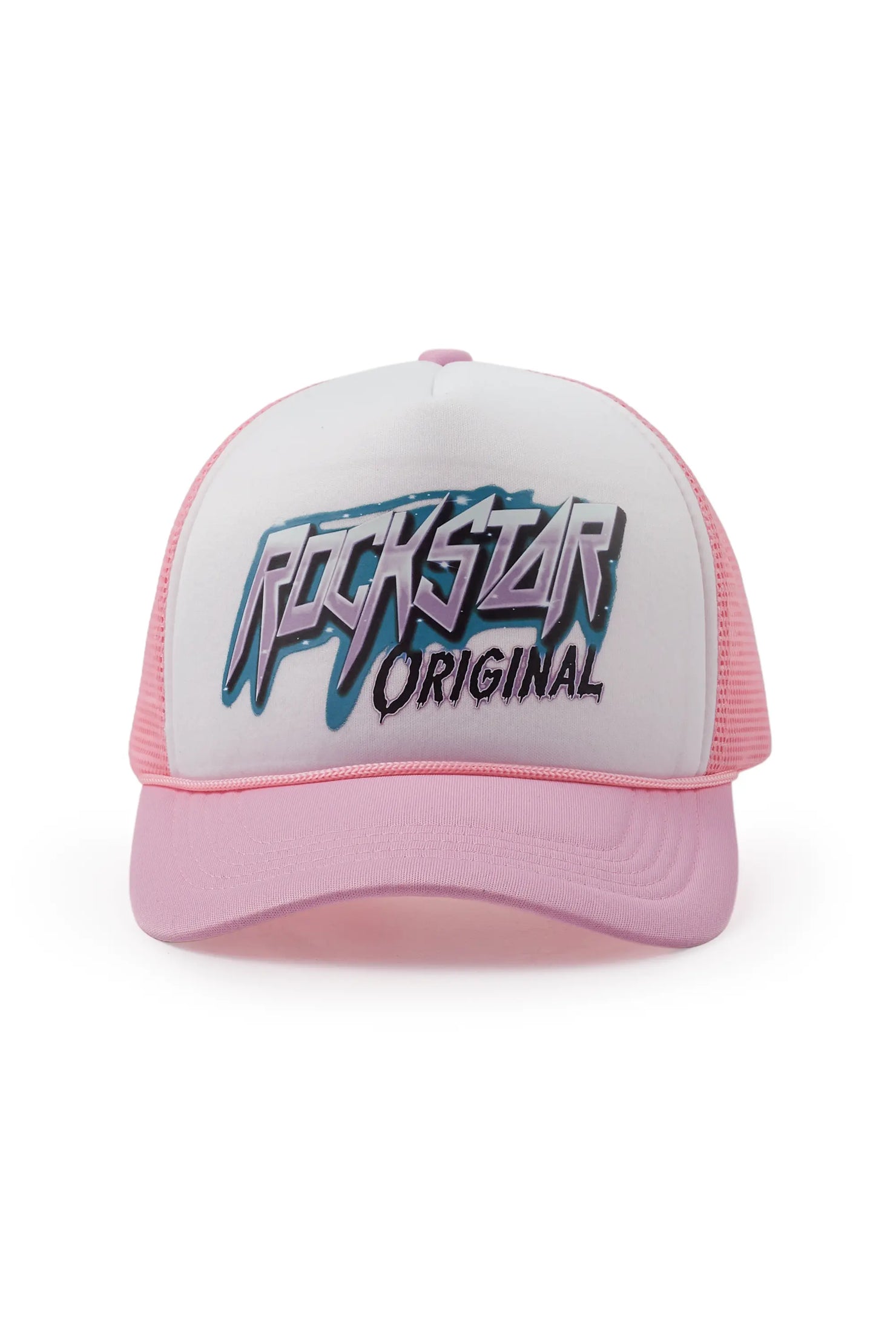 Darwin White/Light Pink Trucker Hat