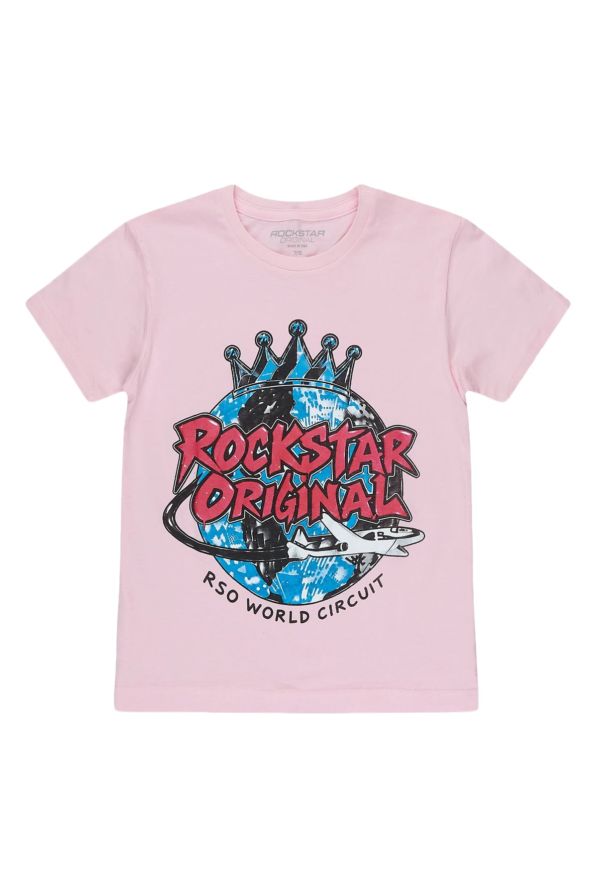 Girls Zana Light Pink Graphic T-Shirt
