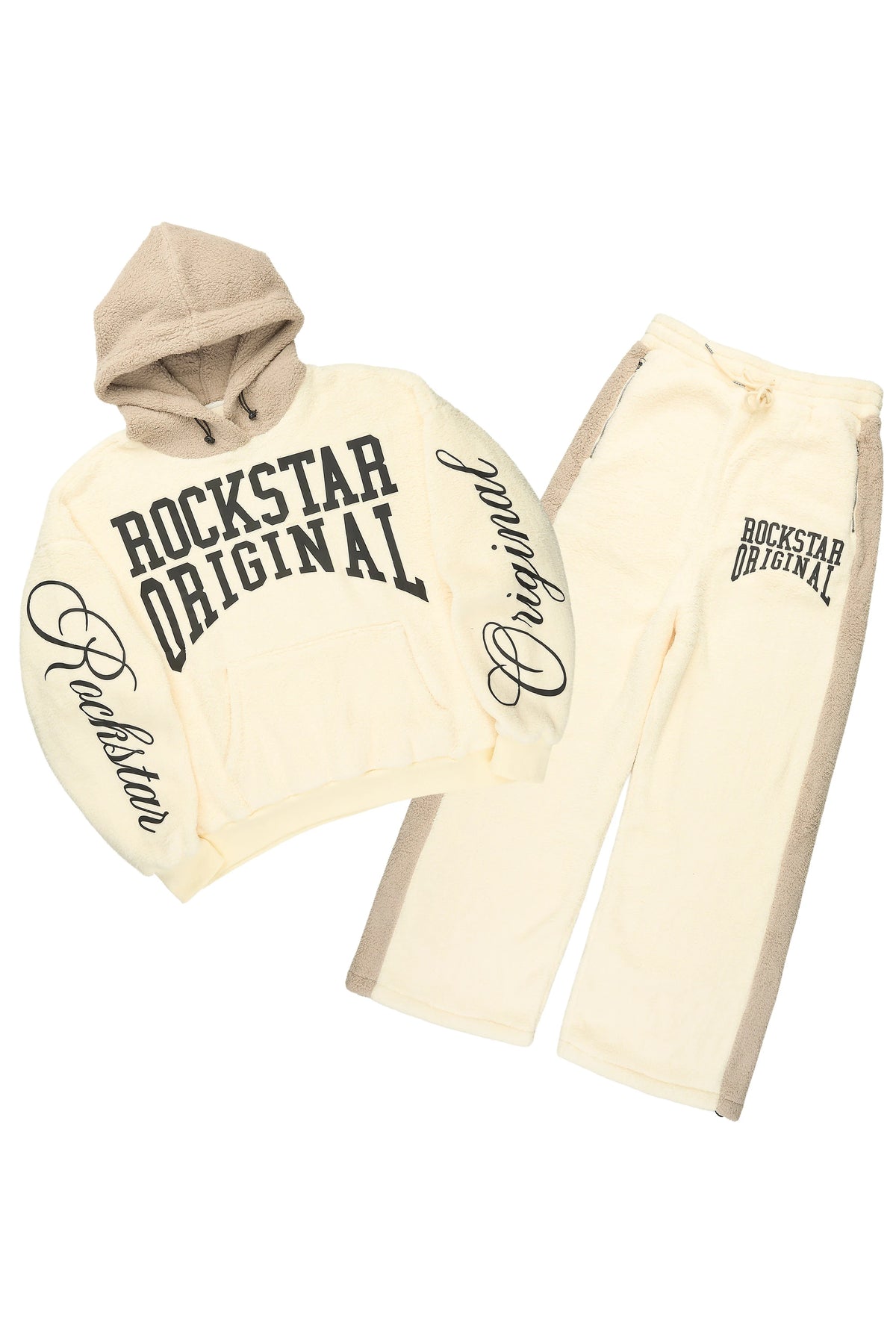 Divino Beige Hoodie/Jogger Track Set