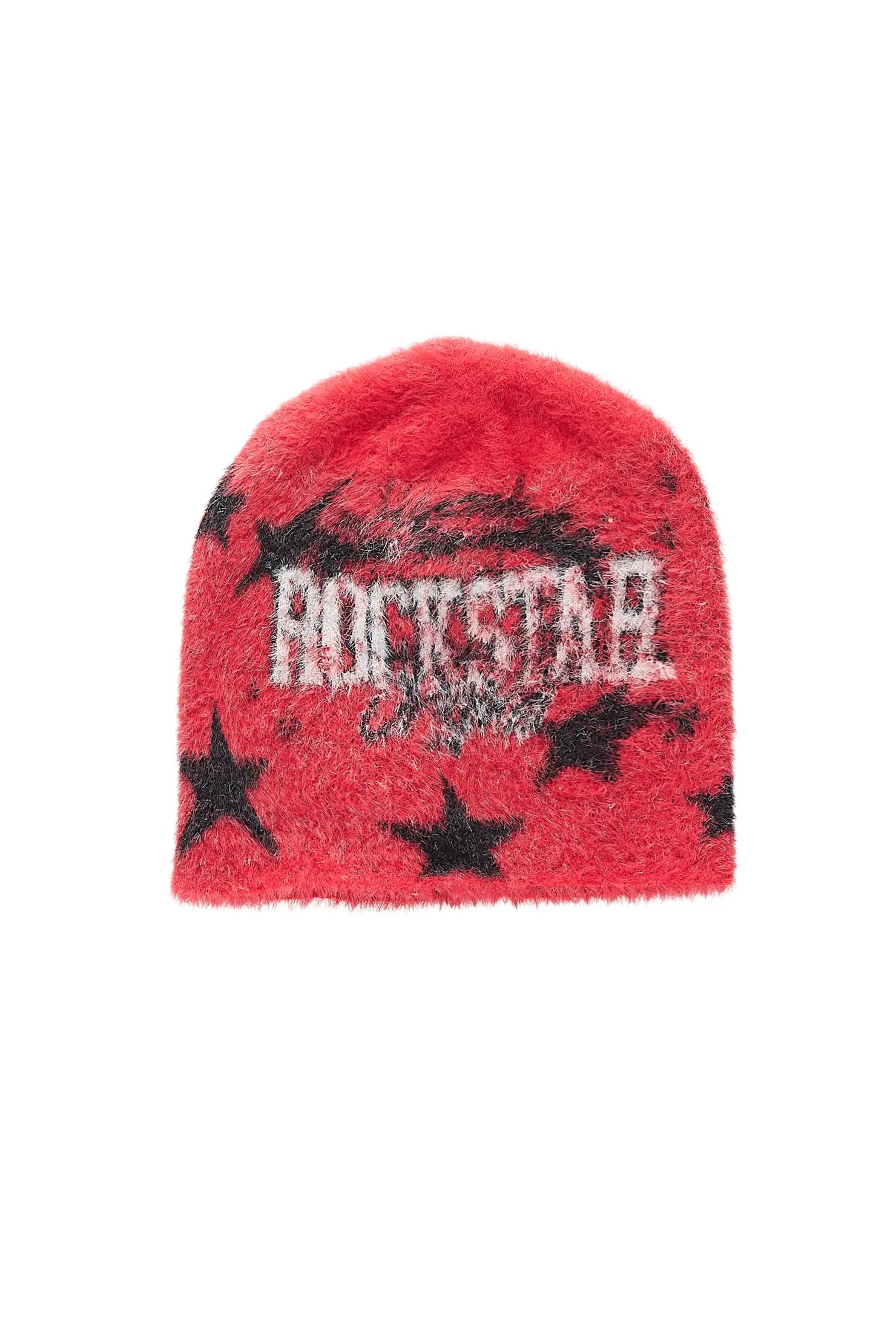 Allstar Red Knitted Mohair Beanie