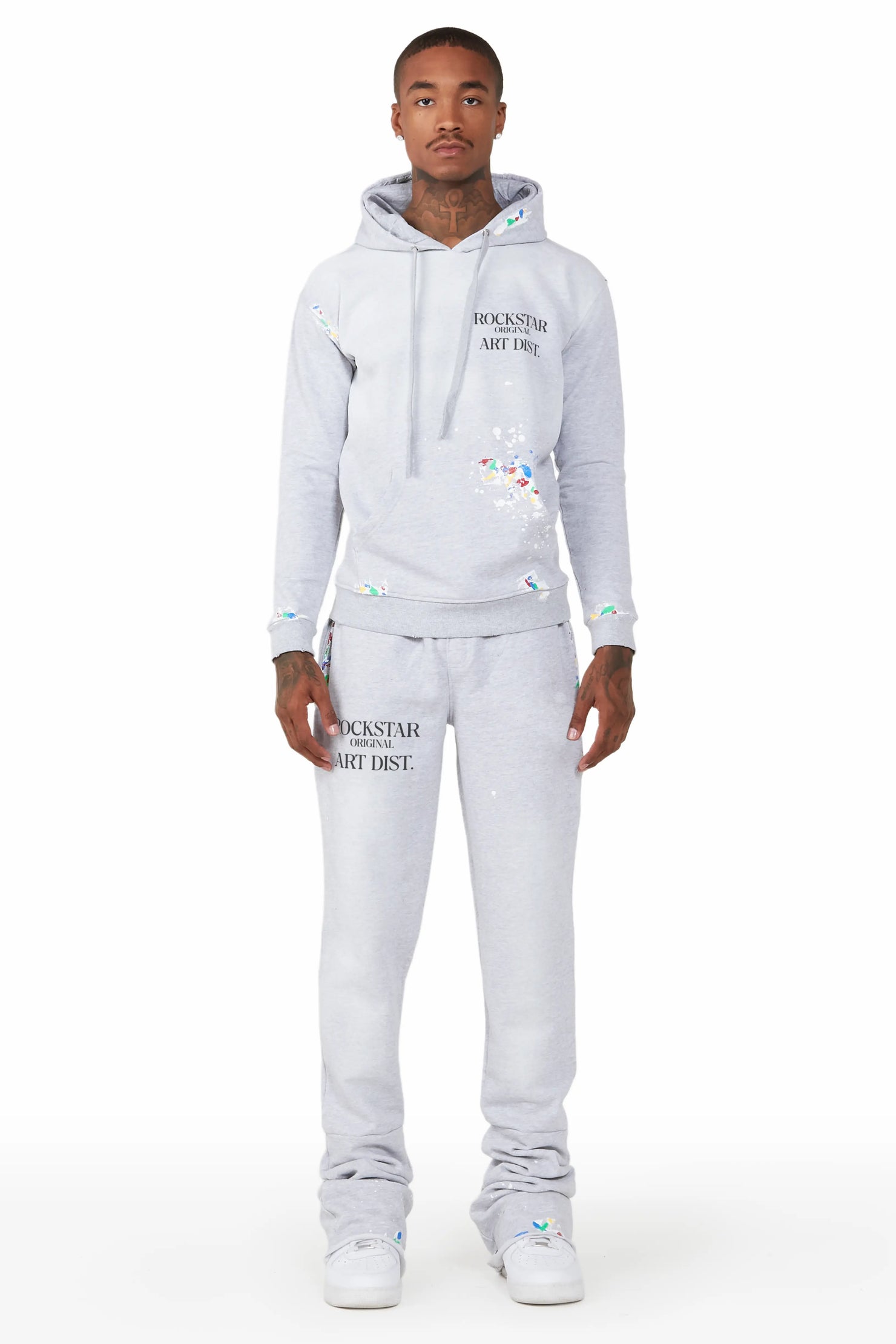 Rockstar Art Dist. Grey Super Stacked Track Set