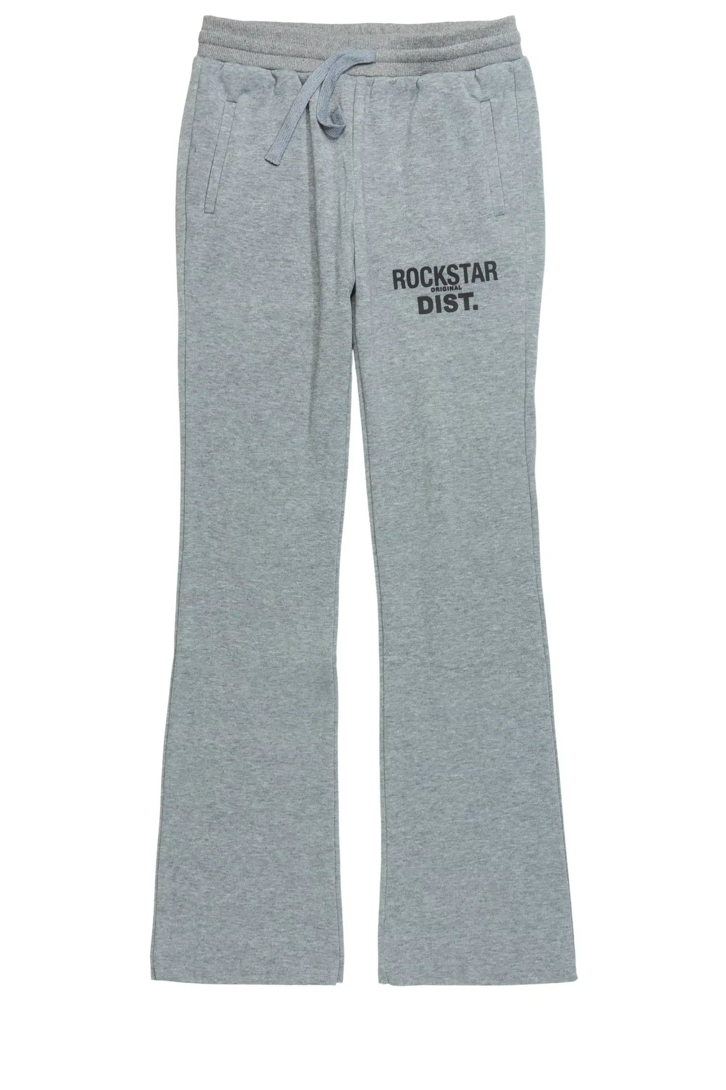 Girls Juliana Grey Stacked Flare Pant