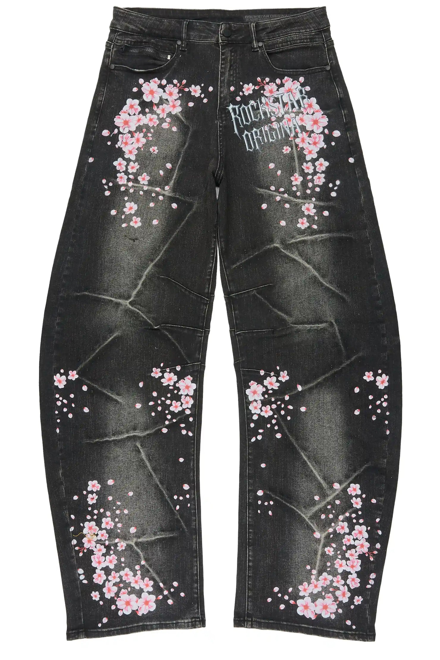 Ryen Dark Grey Barrel Fit Jean