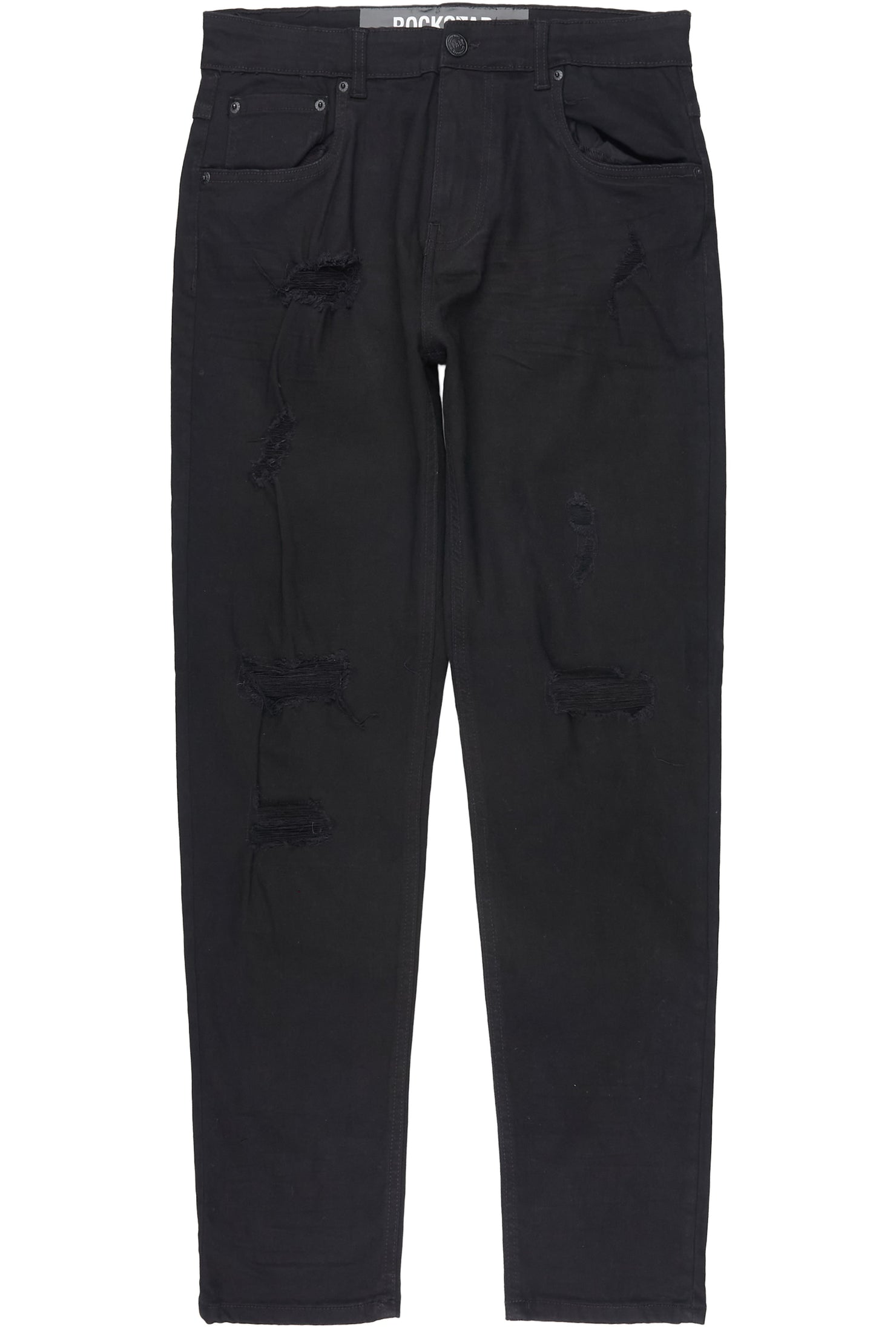 Enzi Jet Black Slim Fit Jean