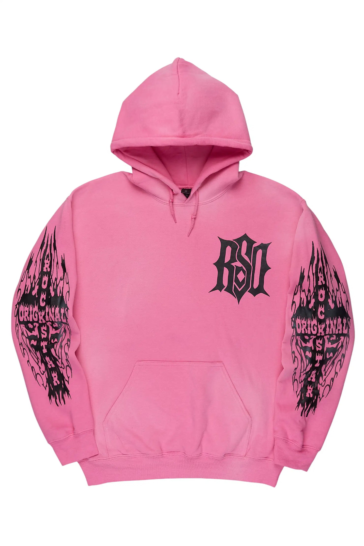 Sebrina Pink Graphic Hoodie