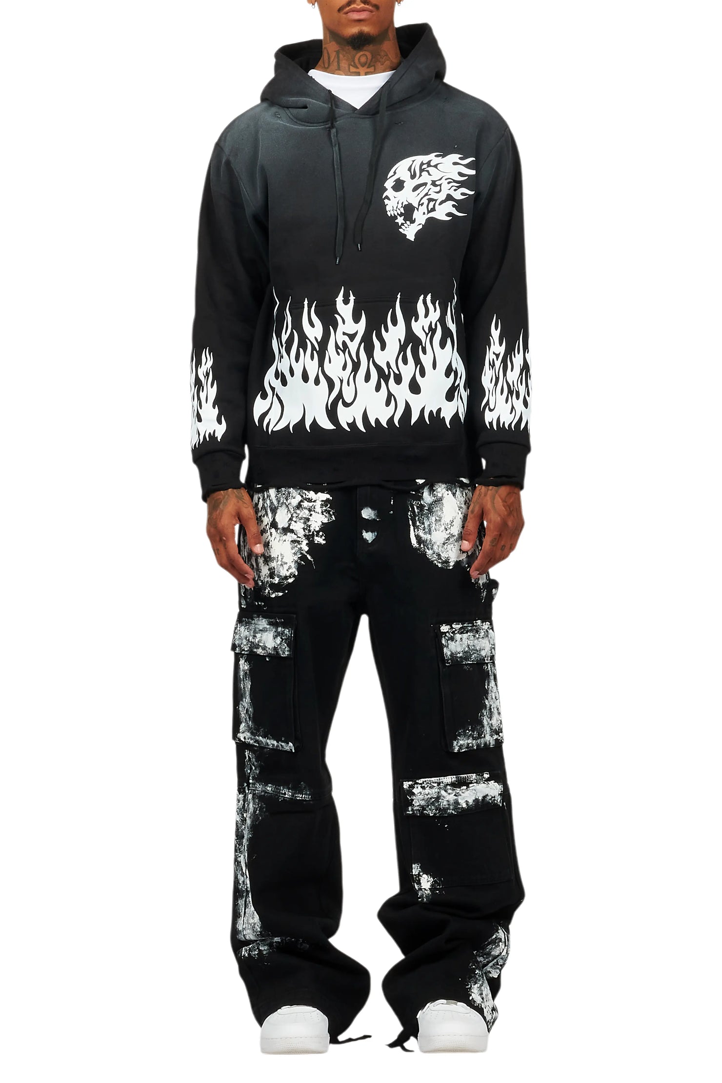 Bubble Black Hoodie & Baha Baggy Fit Jean Bundle