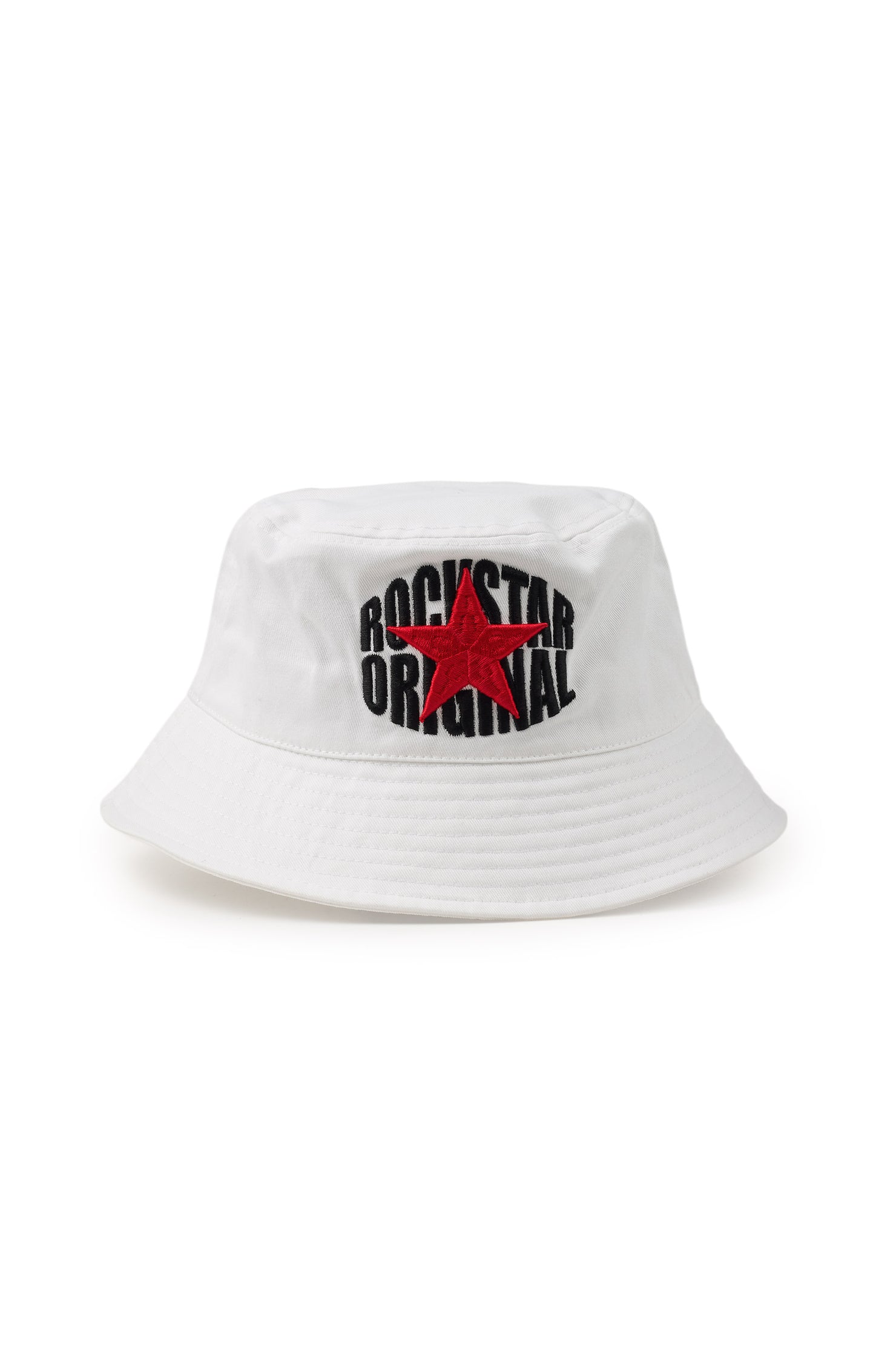 Axel White Graphic Bucket Hat