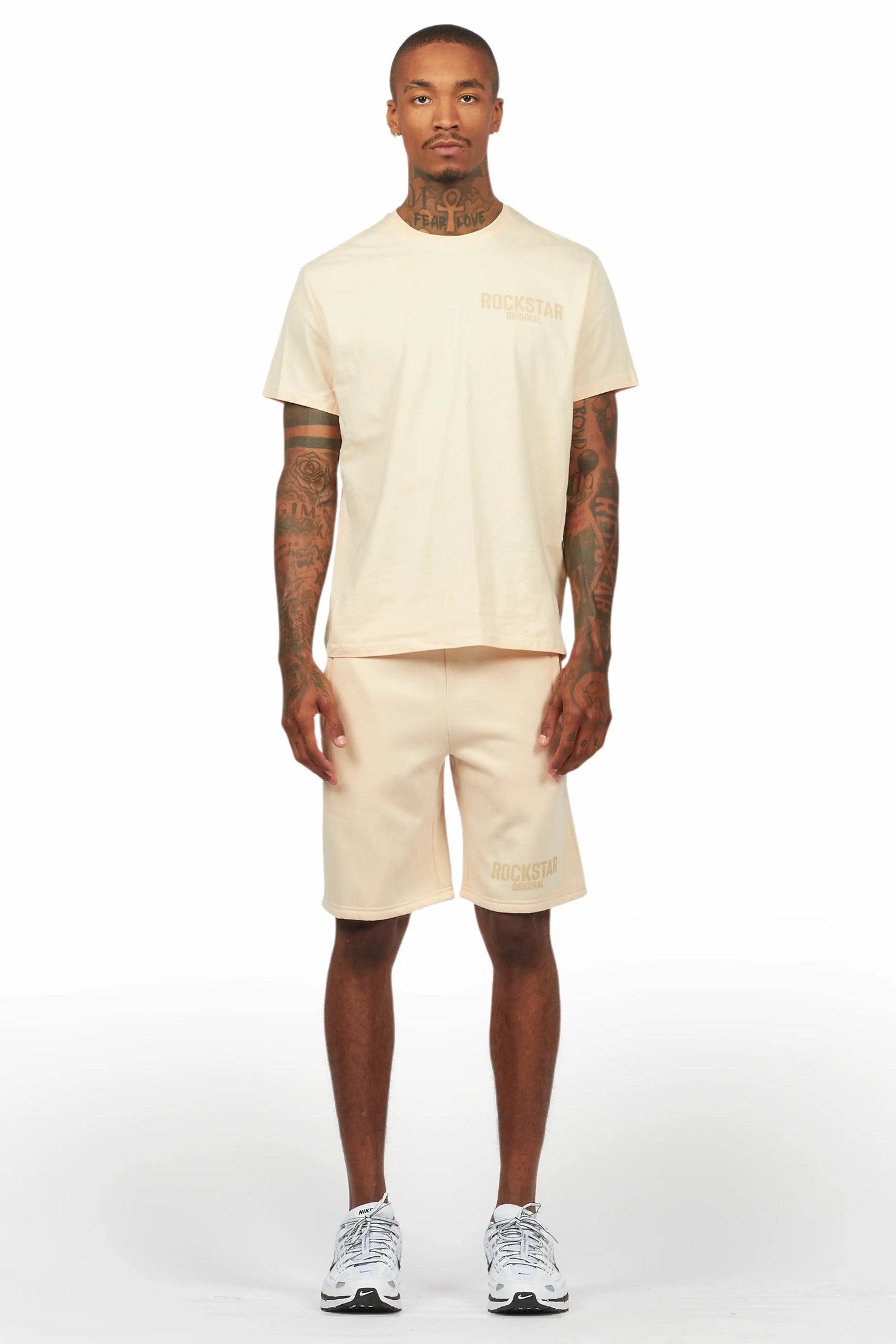 Sana Beige Short Set