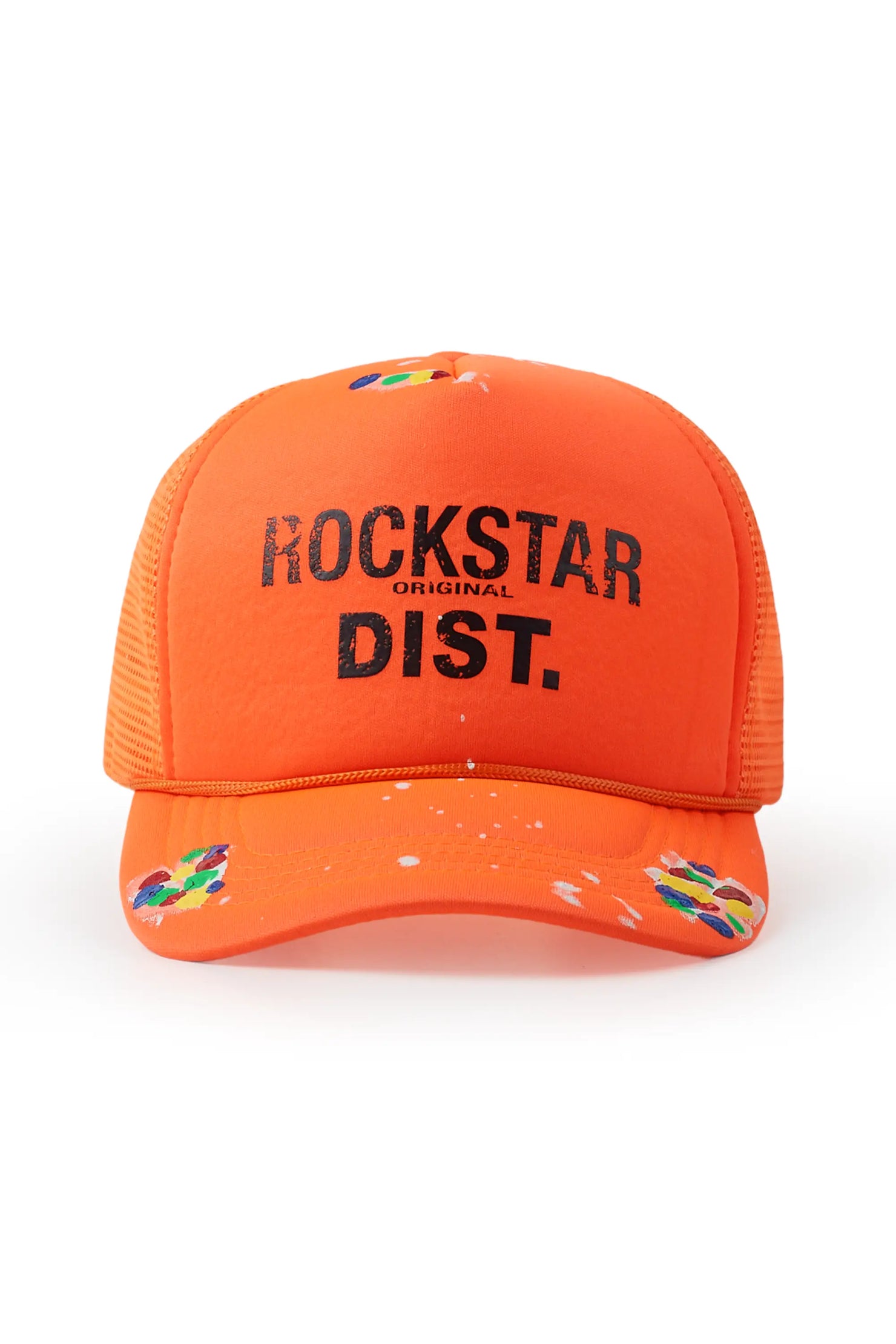Rais Orange Graphic Trucker Hat