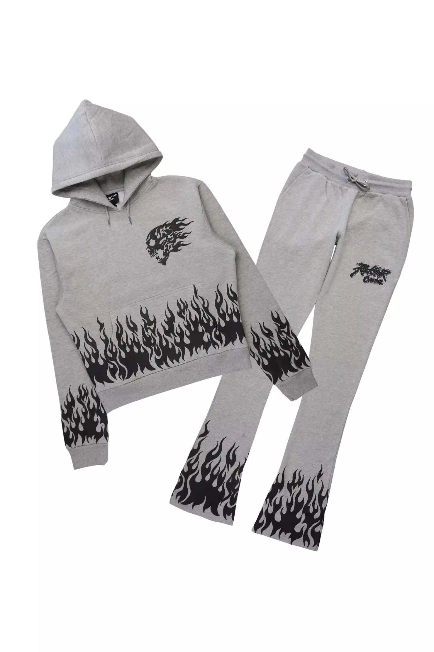 Arais Heather Grey Super Stacked Flare Trackset