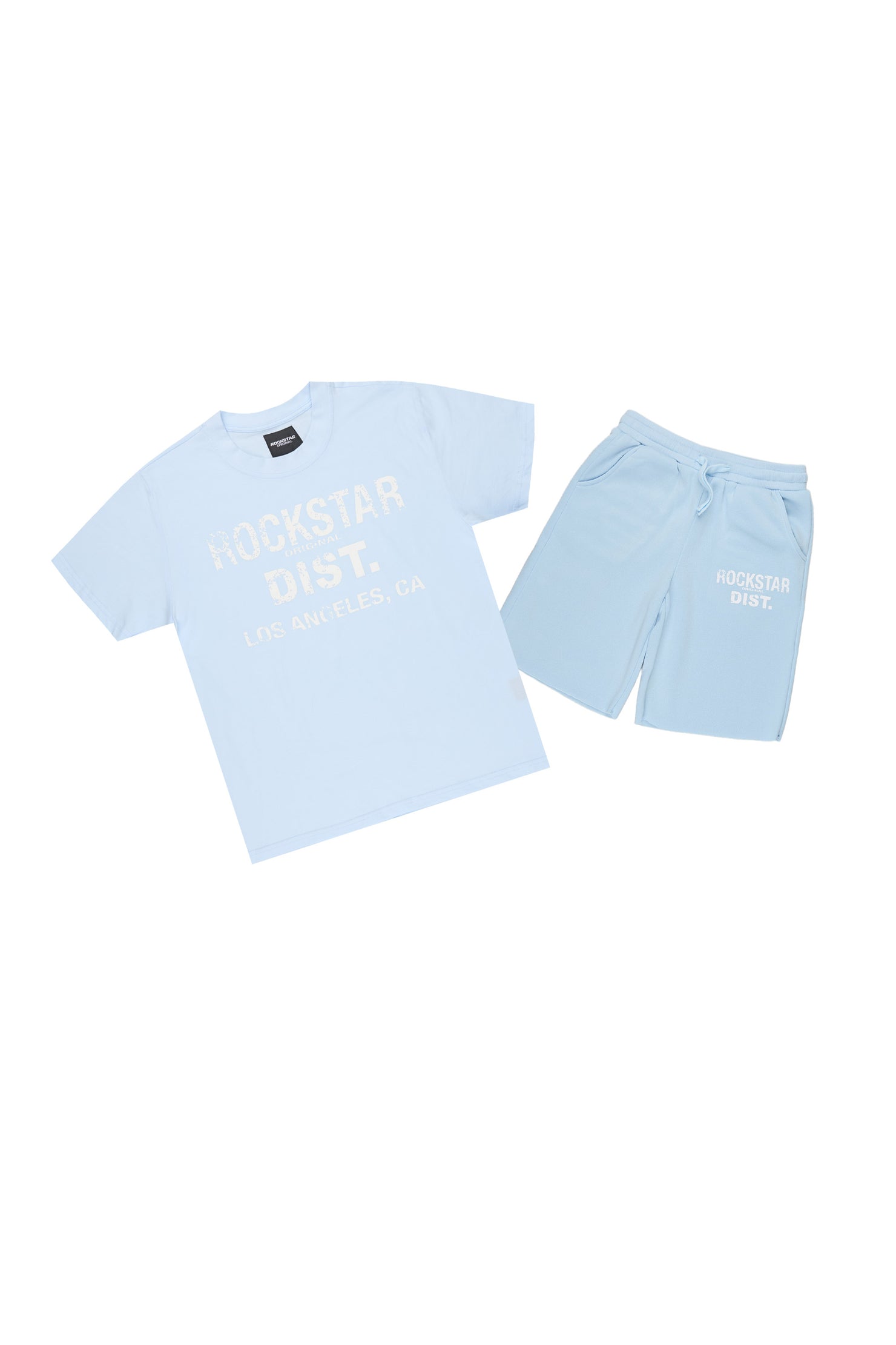 Boys Dalessio Baby Blue 2.0 T-Shirt Short Set