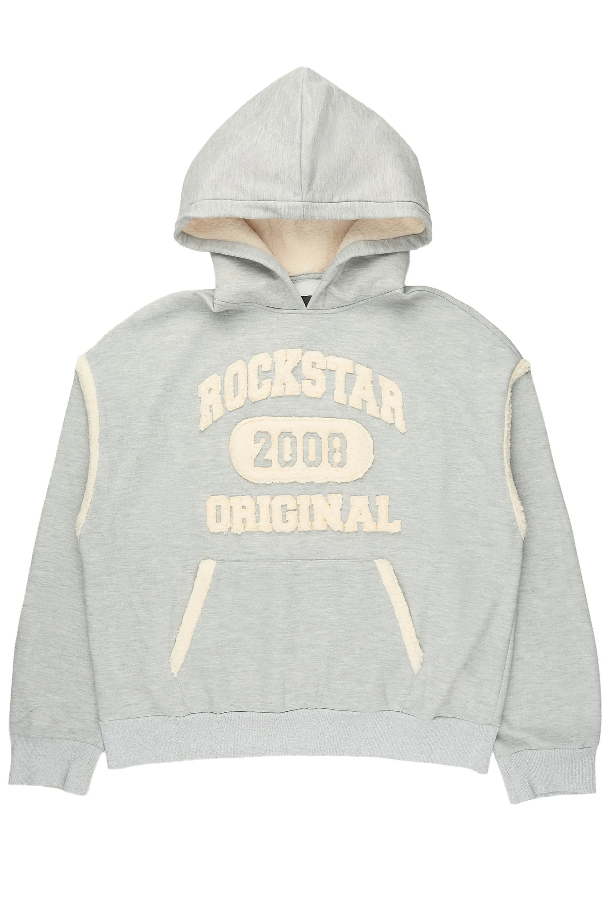 Meleg Heather Grey Graphic Hoodie