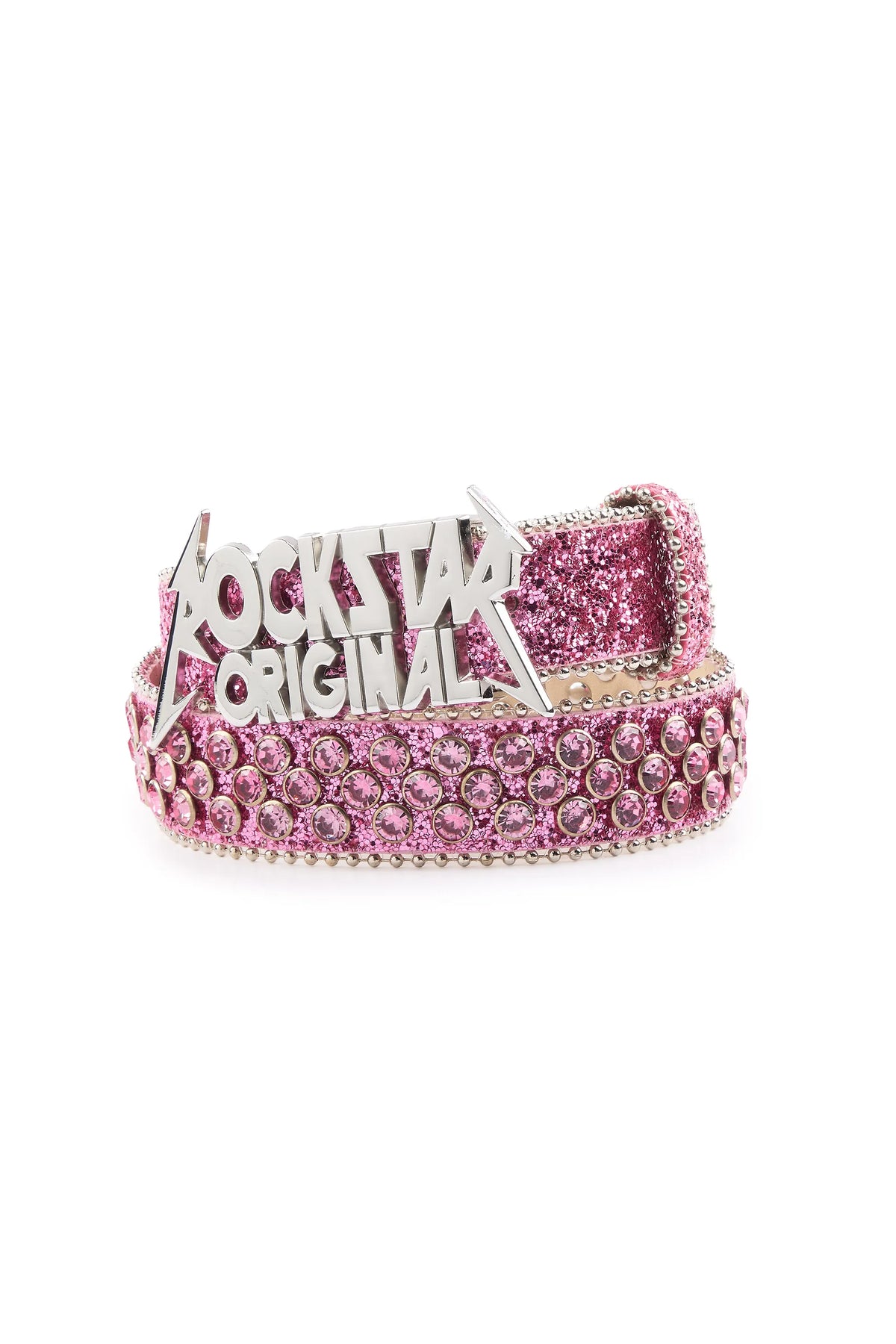 Jazlynn Pink Rhinestone Belt