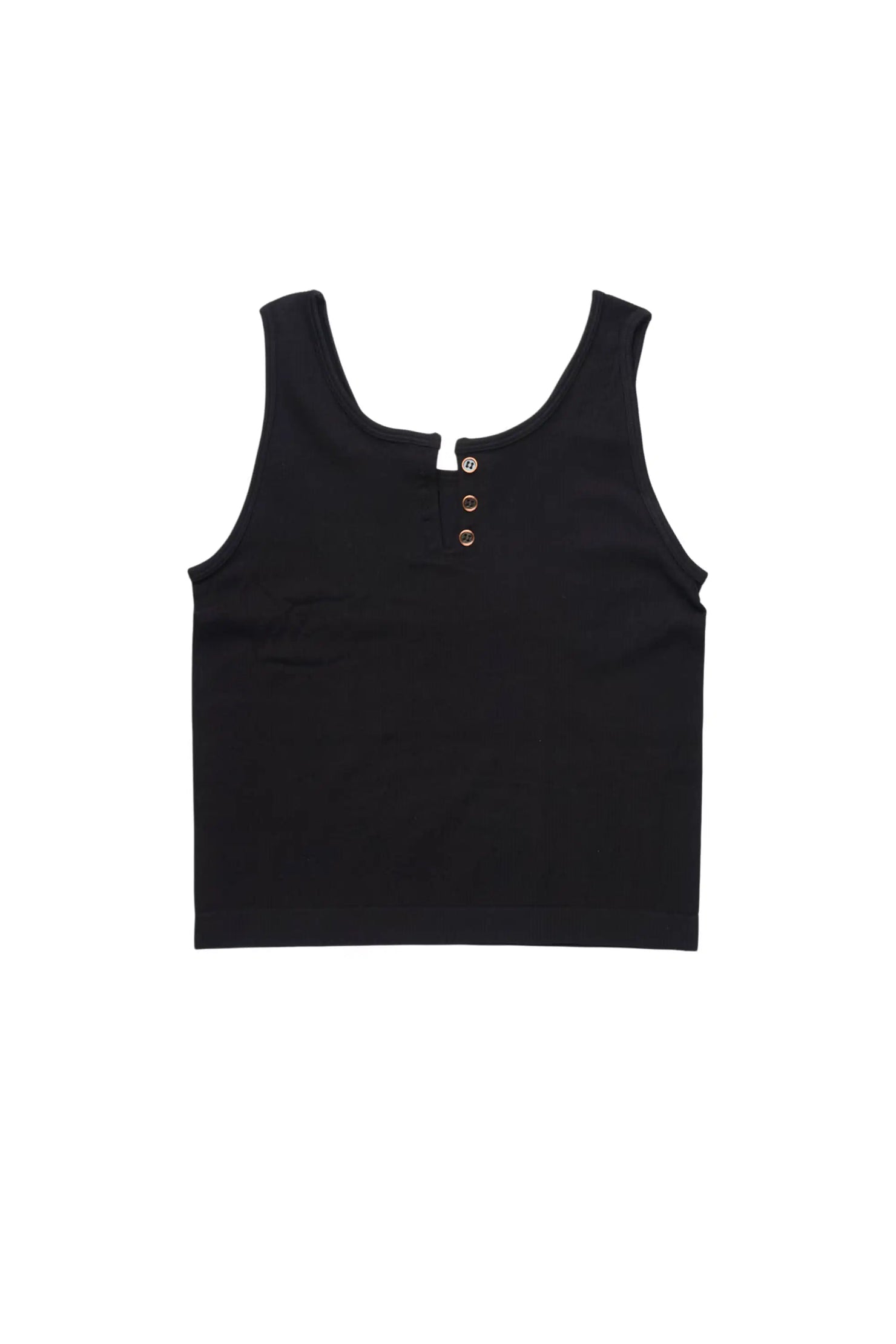 Troylyn Black Tank Top