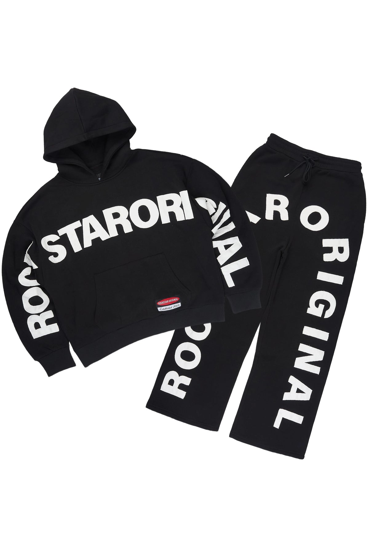 Kirin Black Hoodie/Baggy Pant Track Set