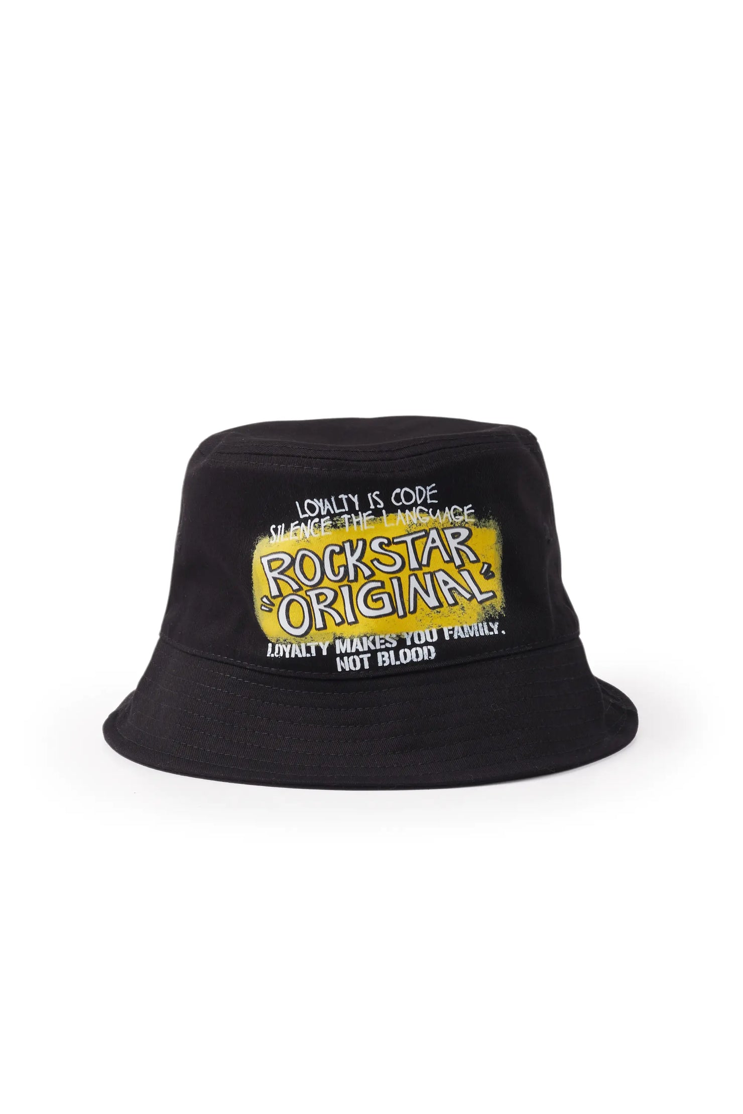 Beno Black Graphic Bucket Hat