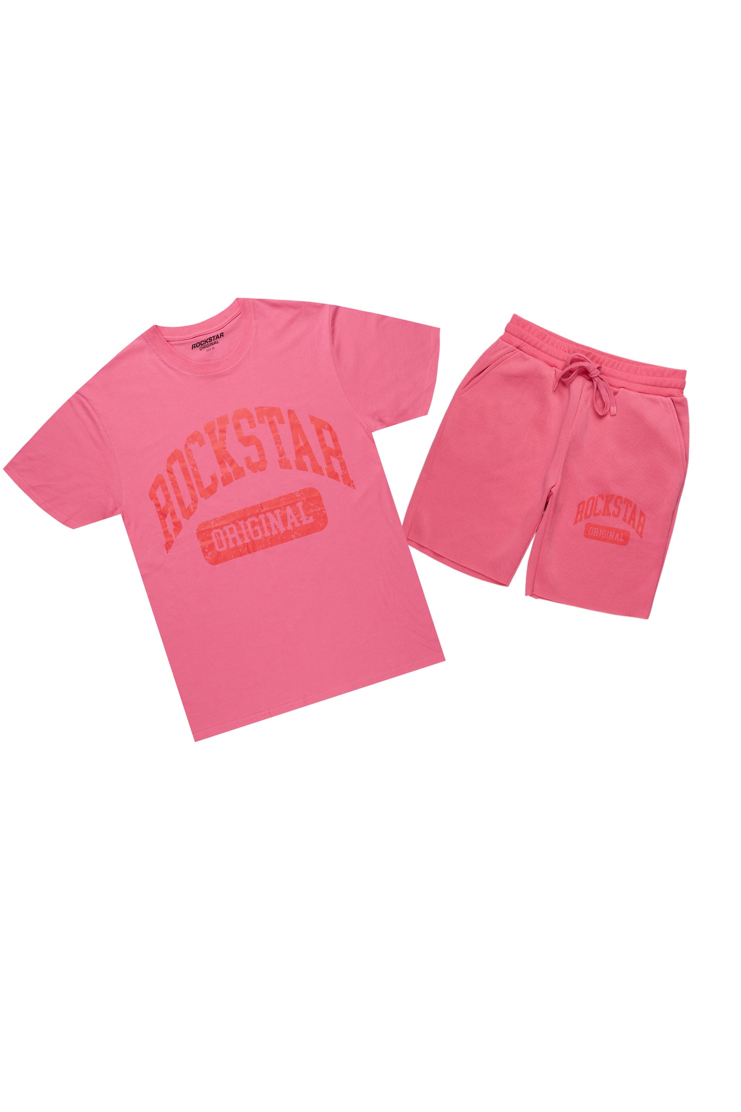 Javonuna Bubblegum Pink T-Shirt Short Set