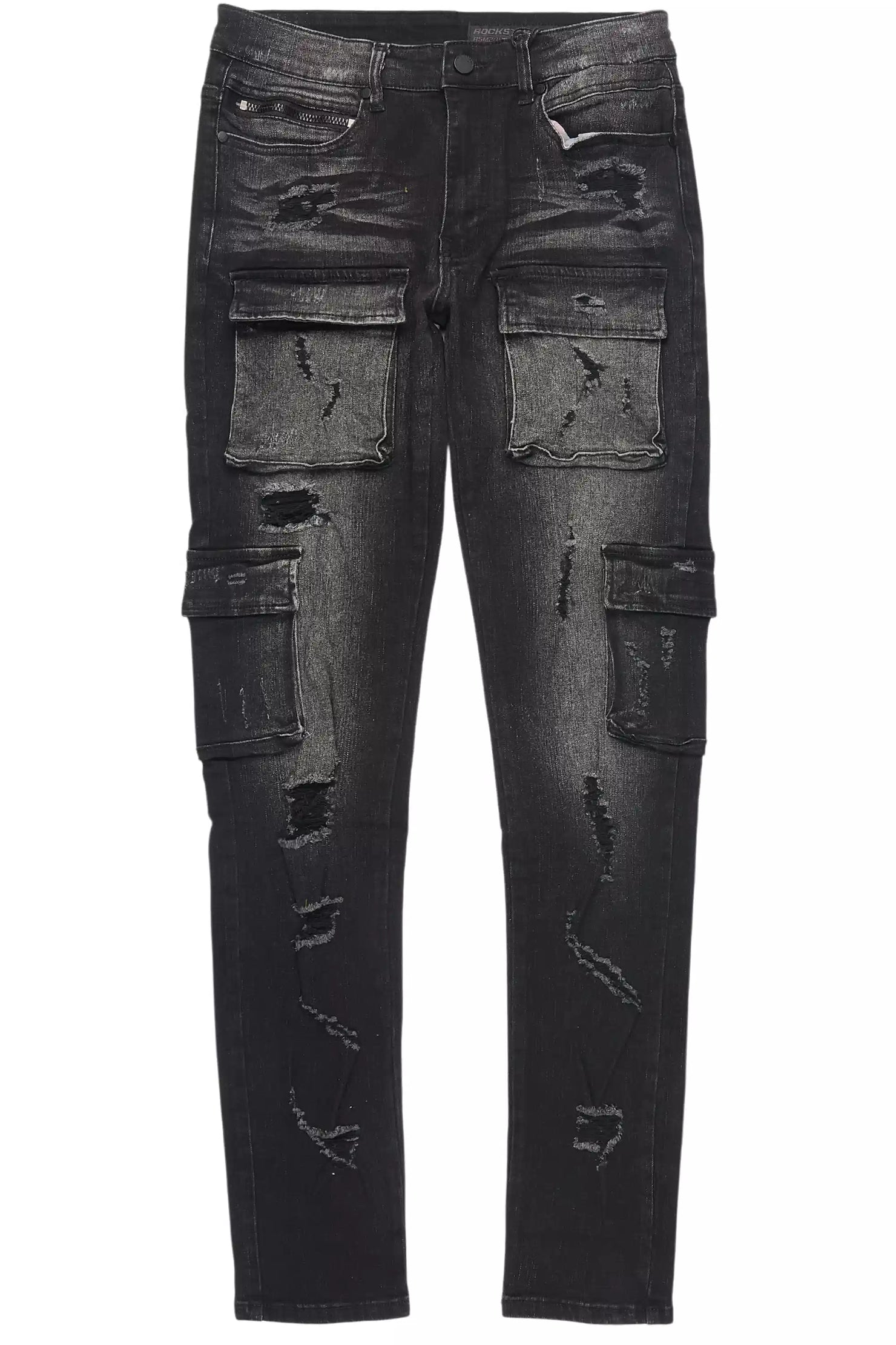 Kap Dark Grey Cargo Jean