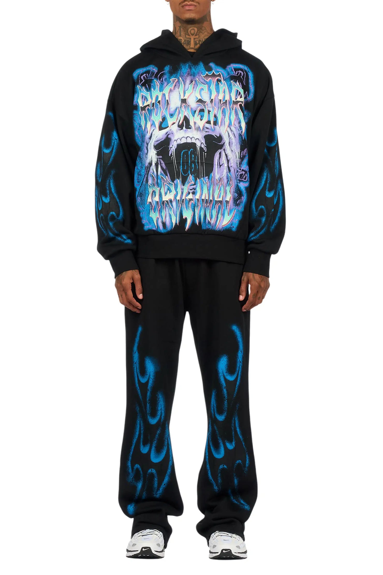 Rez Black Hoodie/Baggy Pant Track Set