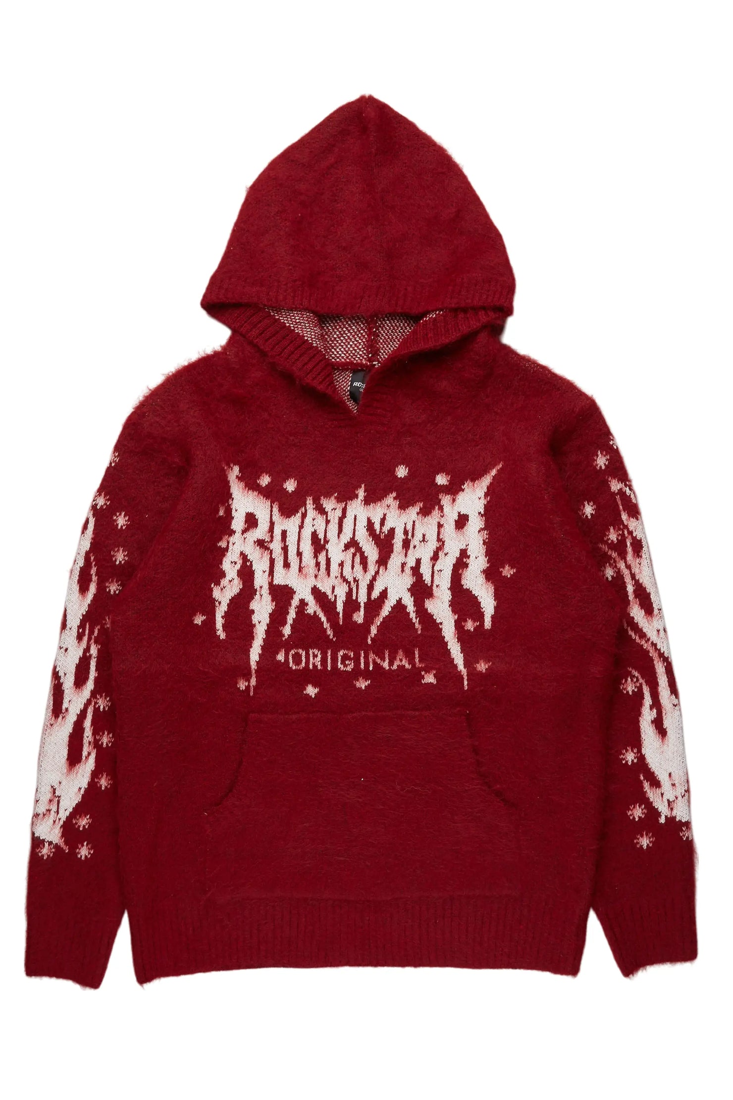 Evelyn Red Graphic Hoodie
