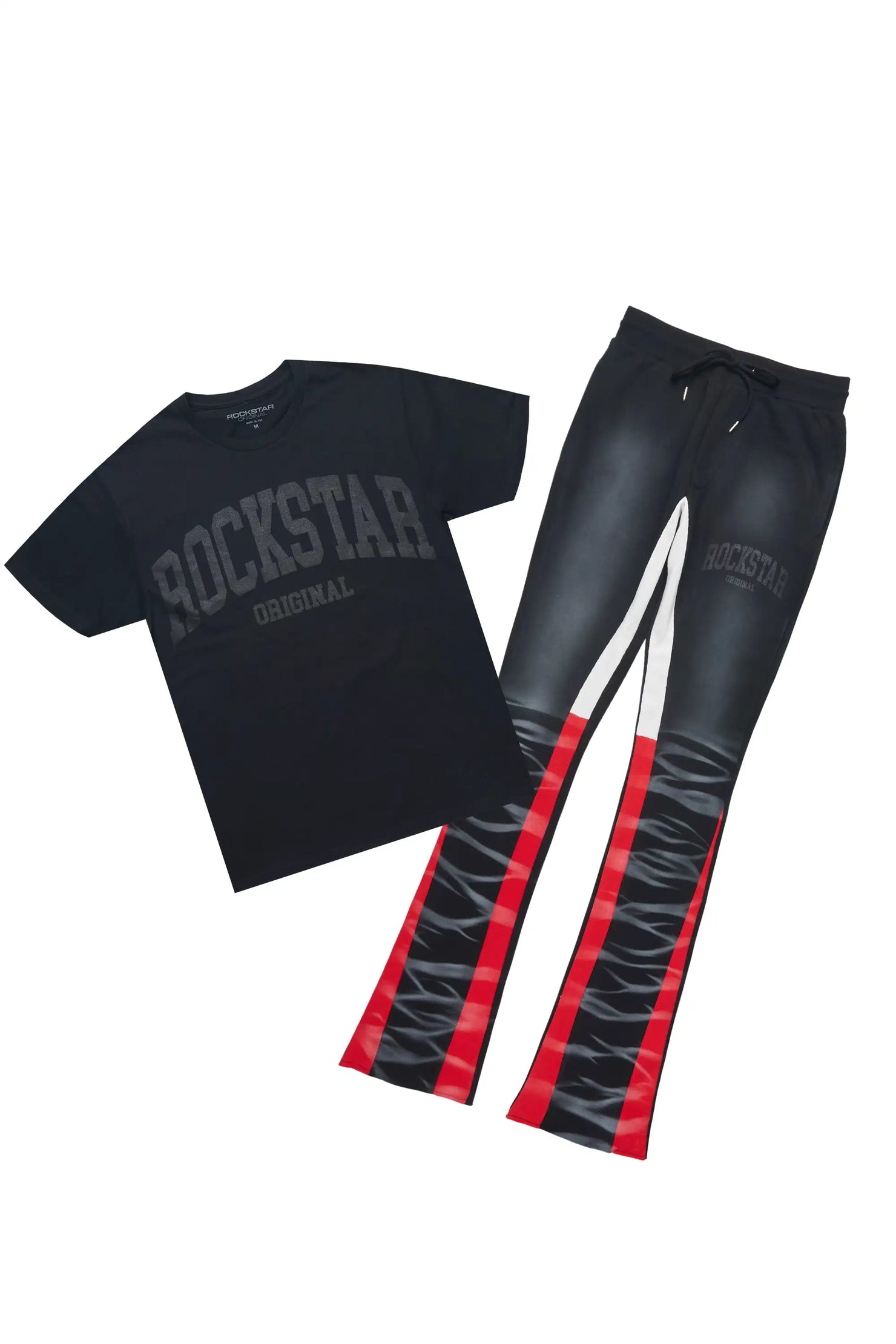 Nelly 2.0 Black/Black T-Shirt/Relaxed Track Set
