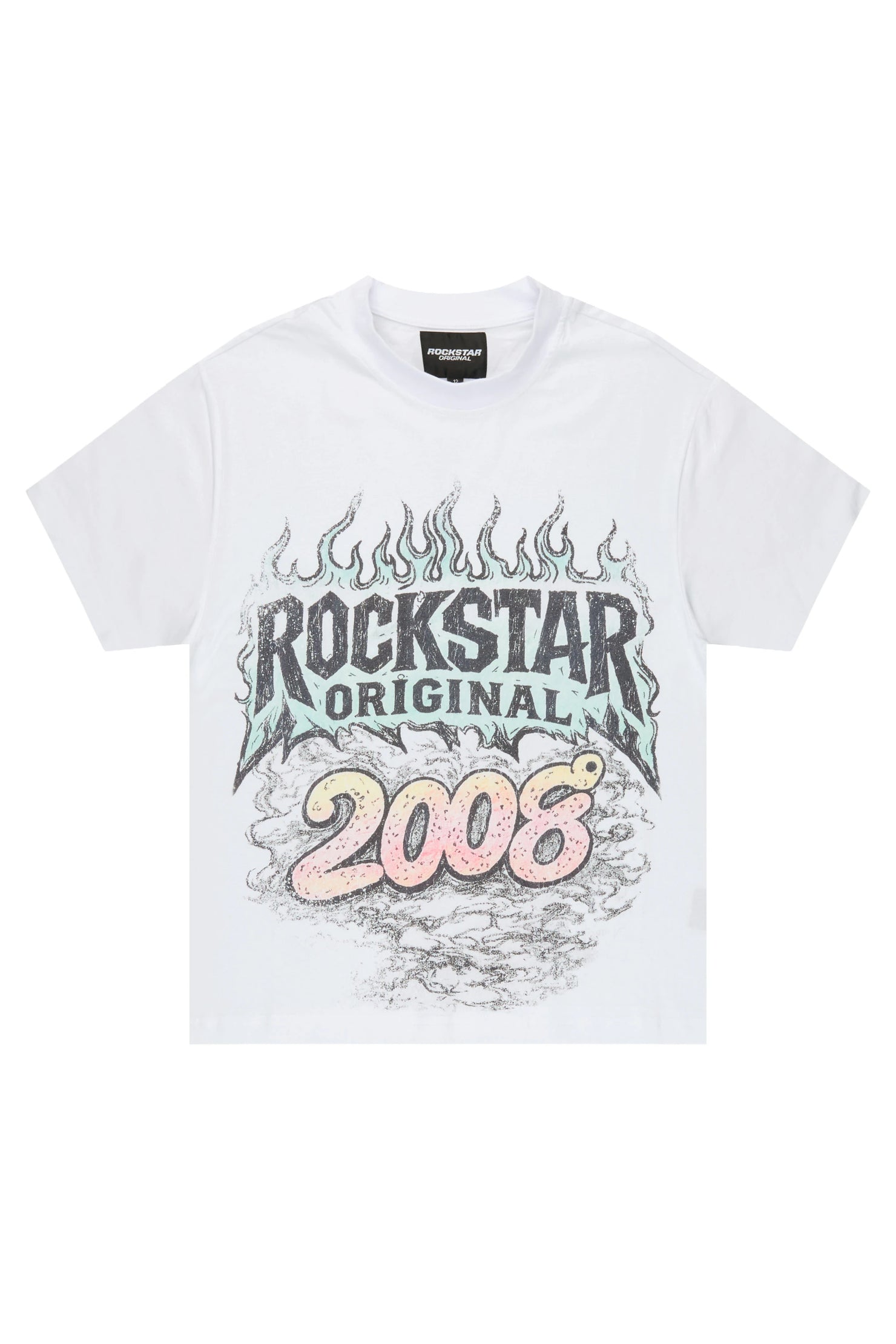 Boys Leif White Graphic T-Shirt