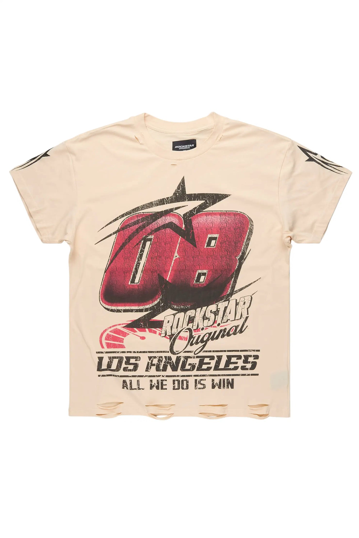 Retta Beige Oversized T-Shirt