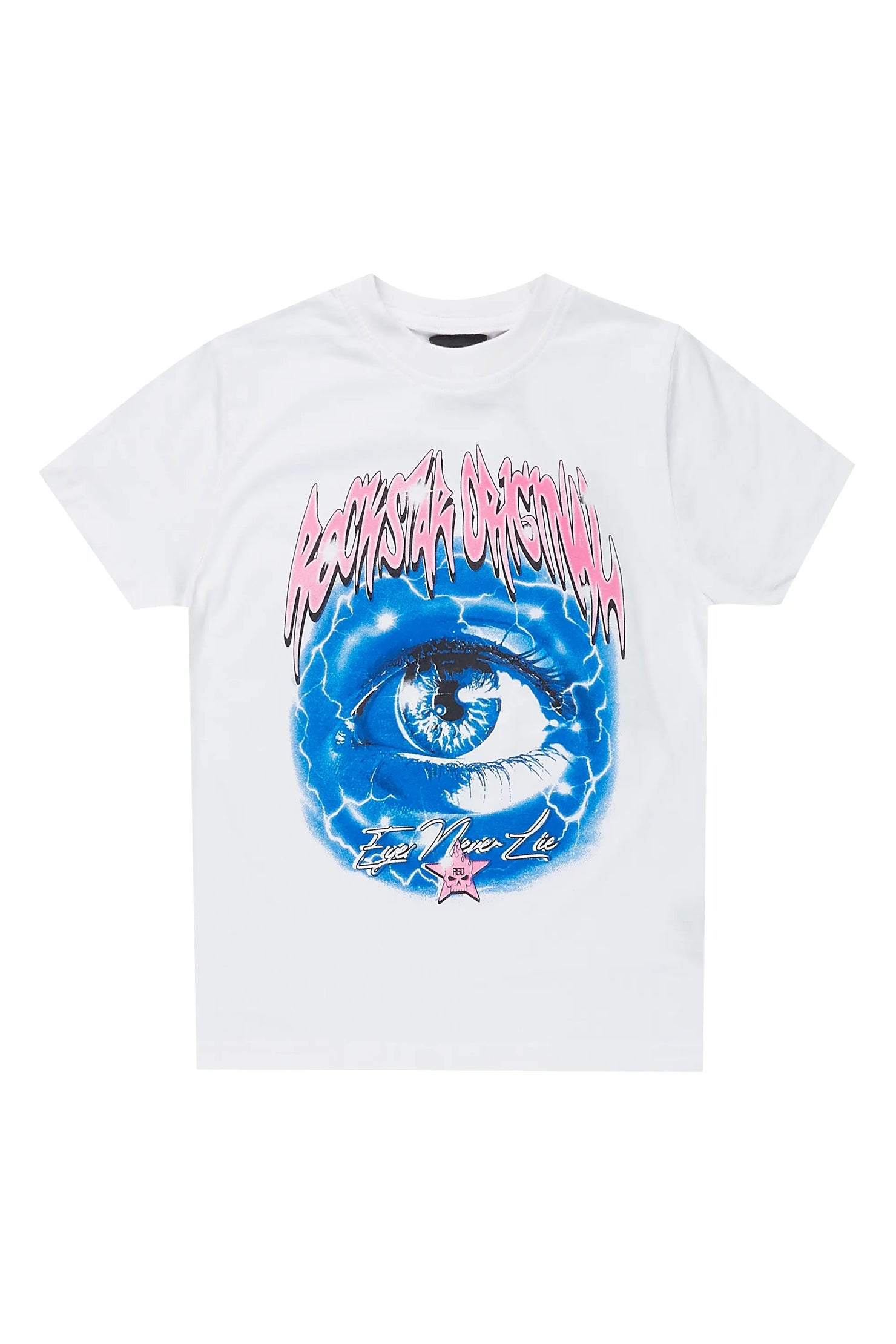Boys Pello White Graphic T-Shirt