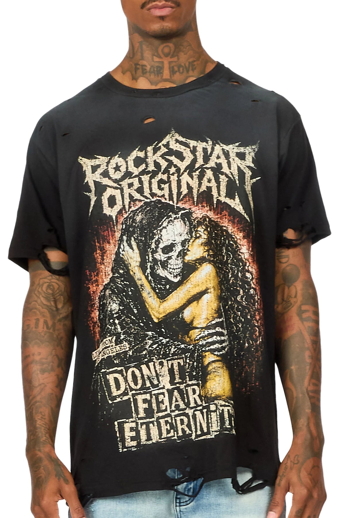 Sorrell Black Oversized Graphic T-Shirt
