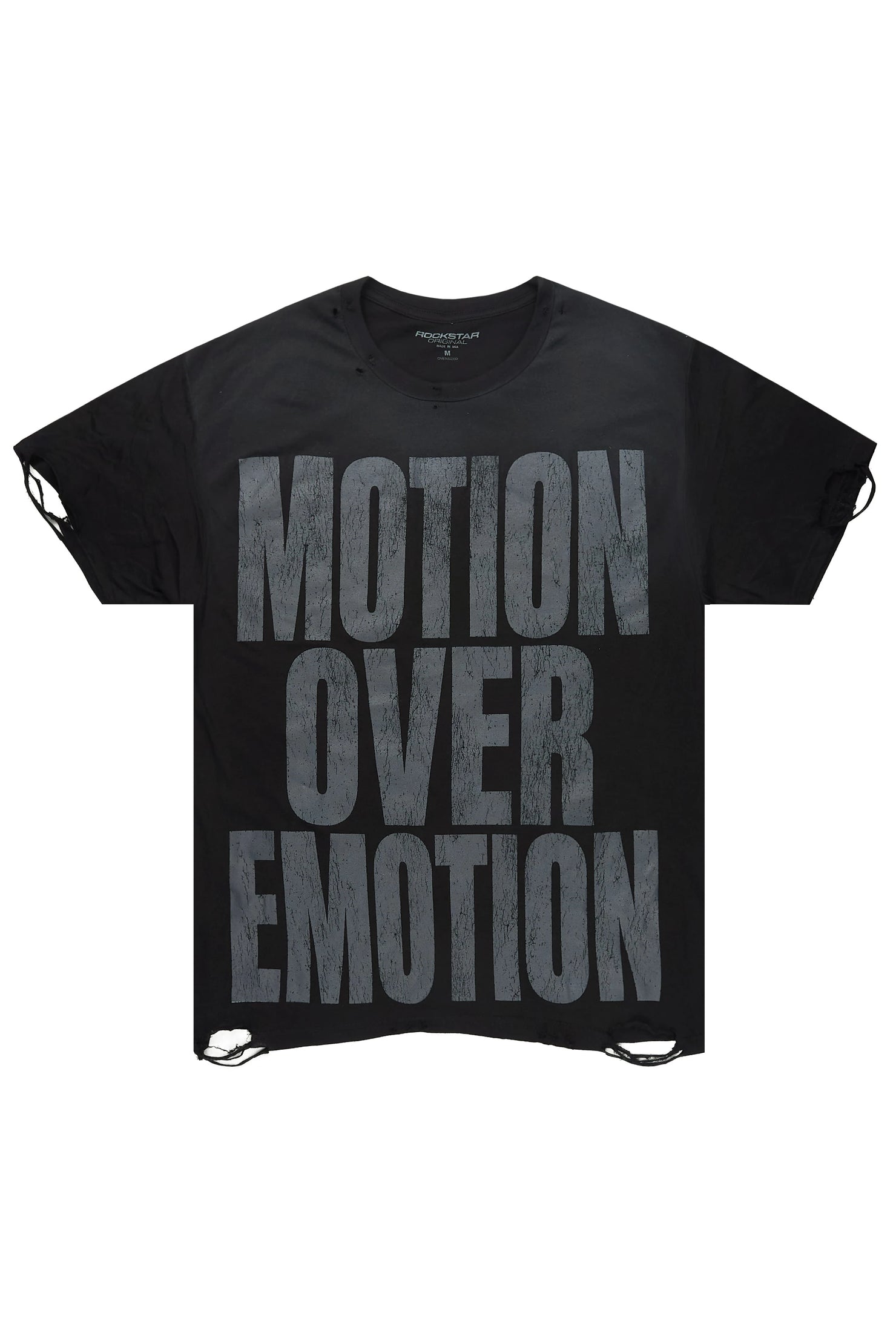 Rafe Black Oversized Graphic T-Shirt