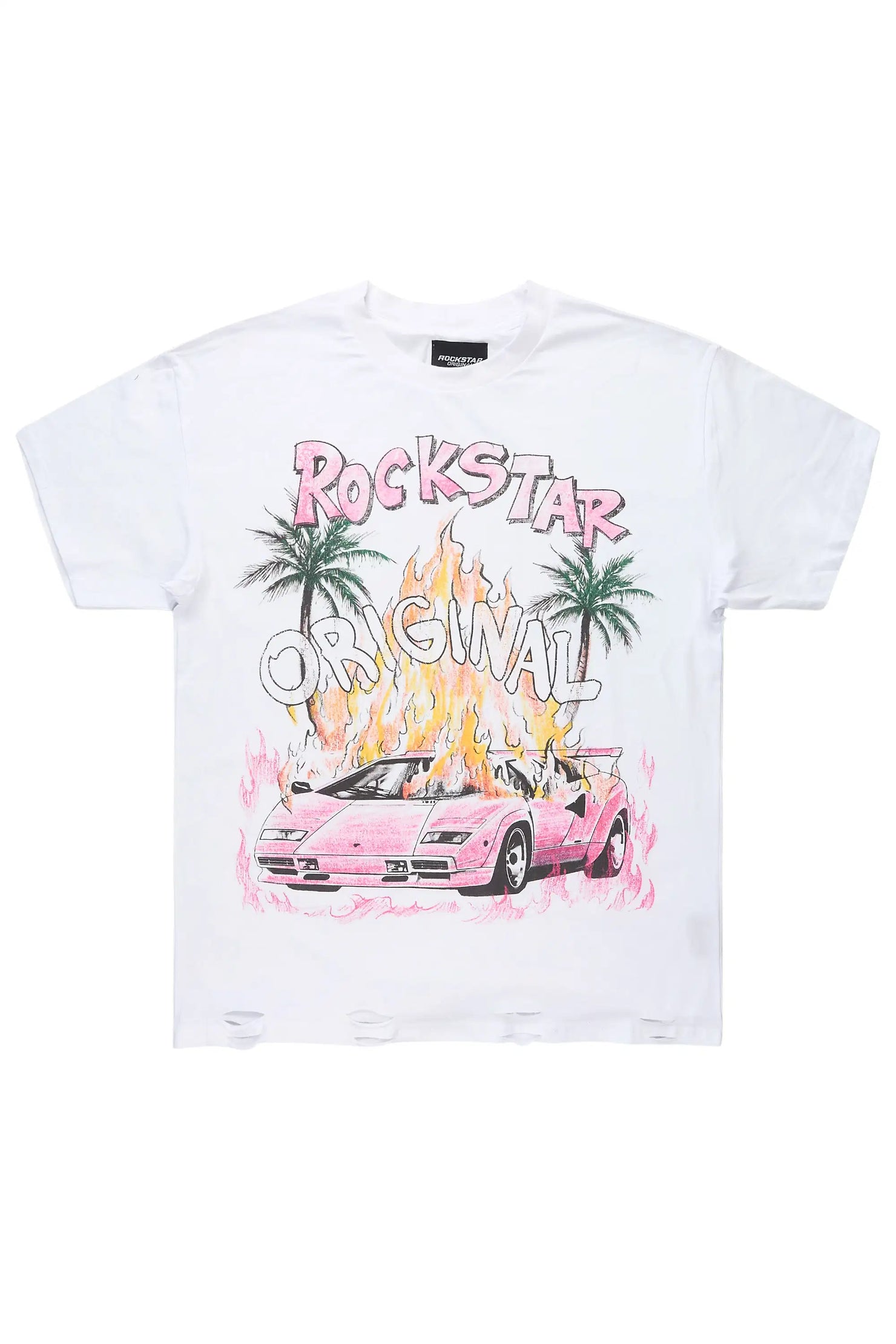 Moniqa White Oversized T-Shirt