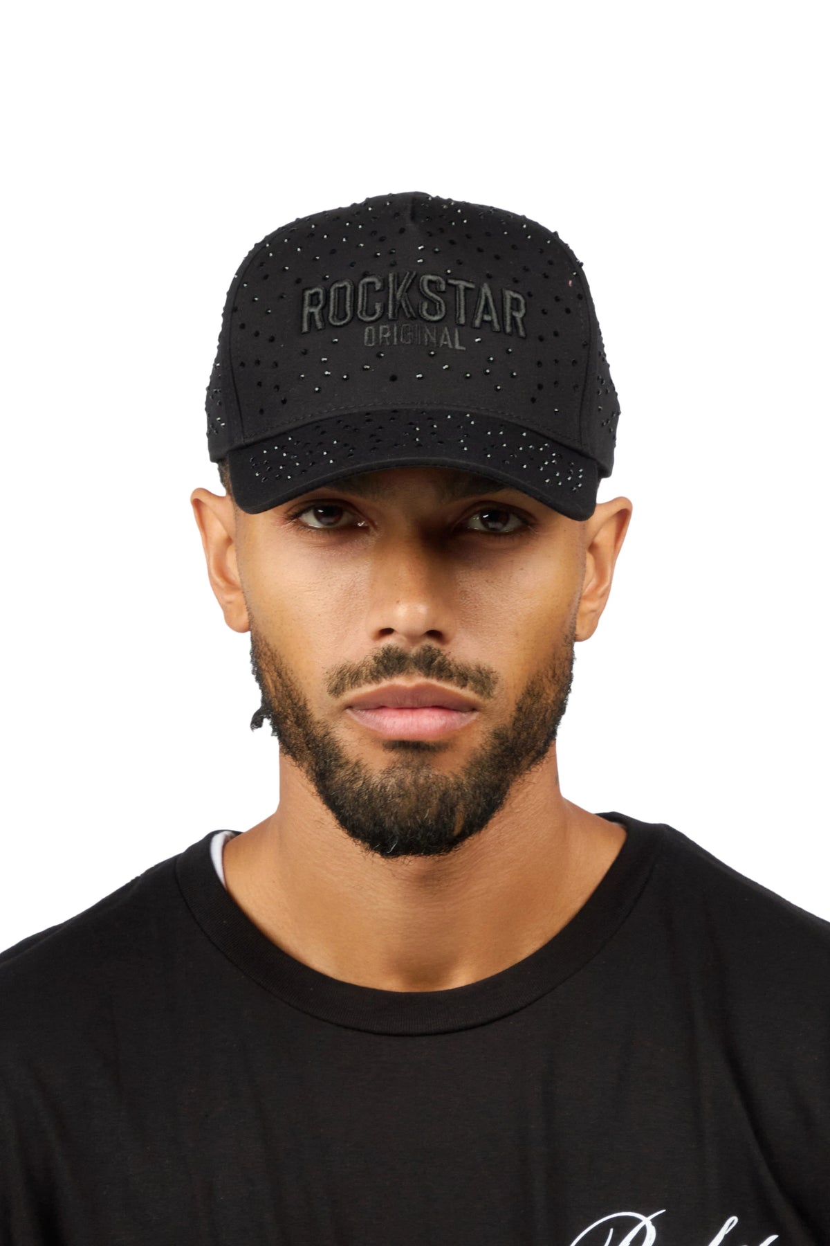 Jonathan Black/Black Rhinestone Trucker Hat