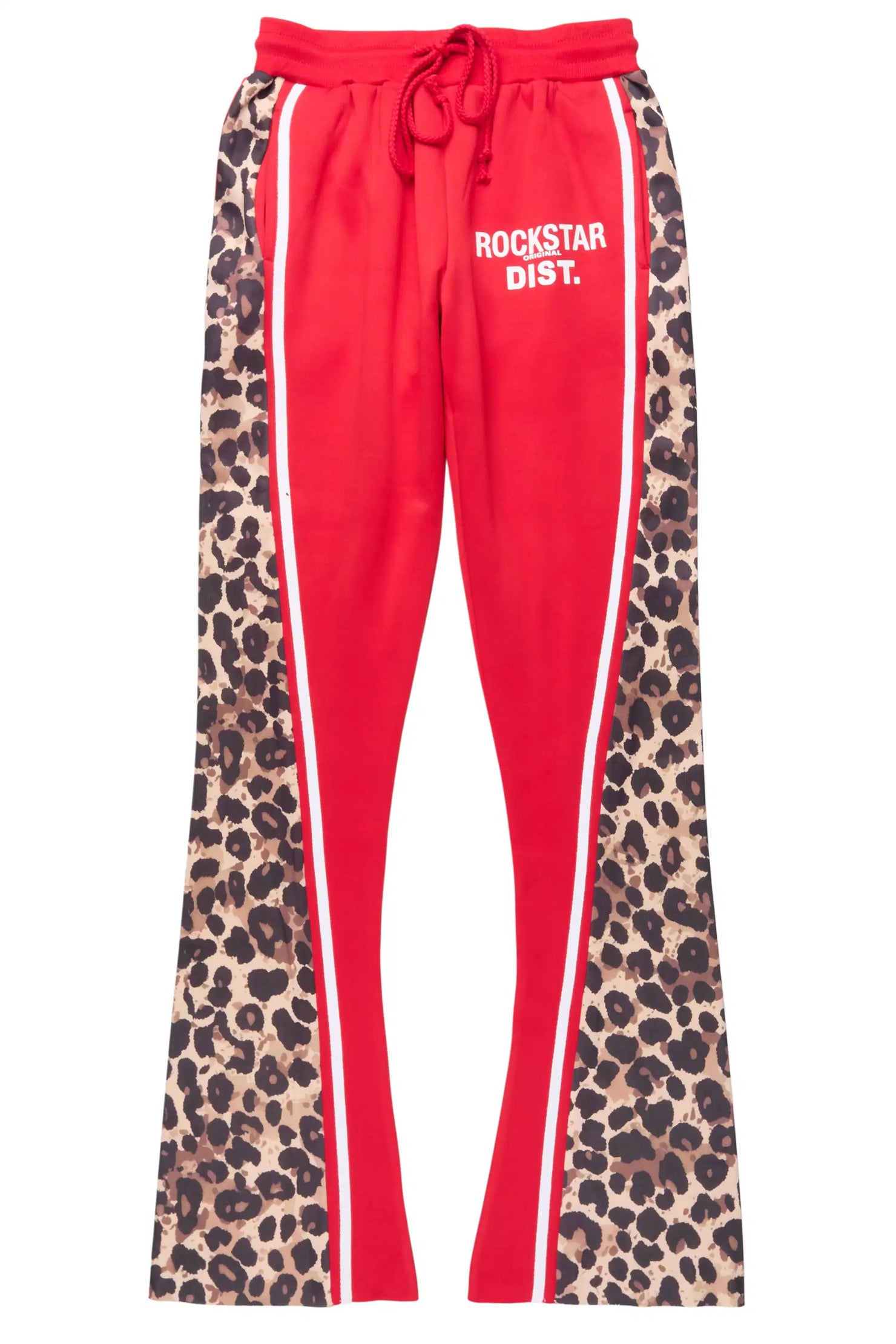 Soana Red Stacked Track Pant