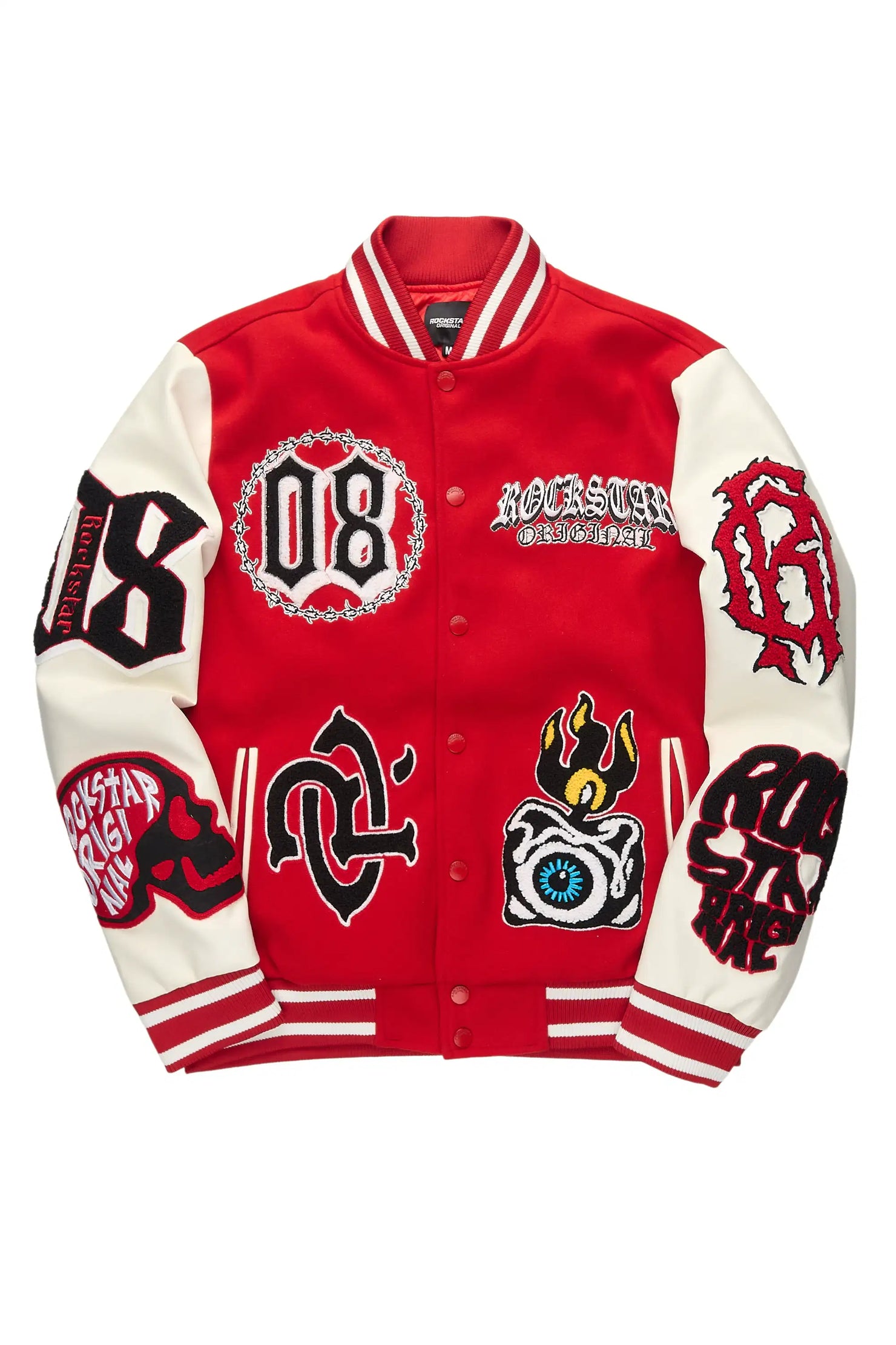Syndicate Red Varsity Jacket