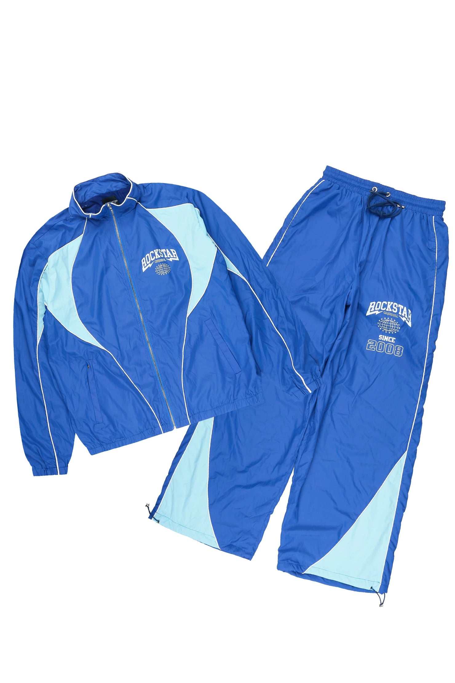 Ventoso Navy Windbreaker Baggy Fit Track Set