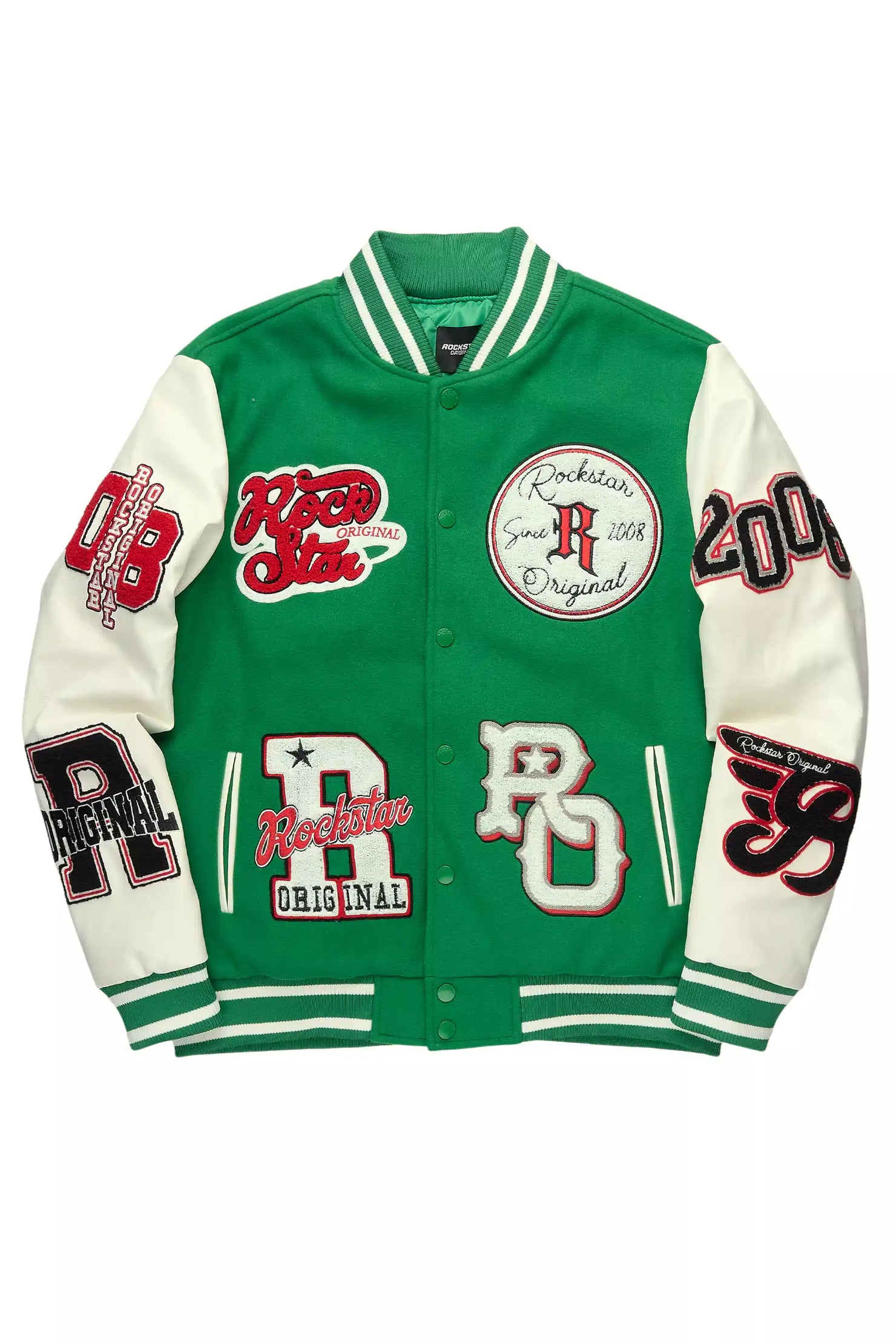 Ghoster Green Varsity Jacket