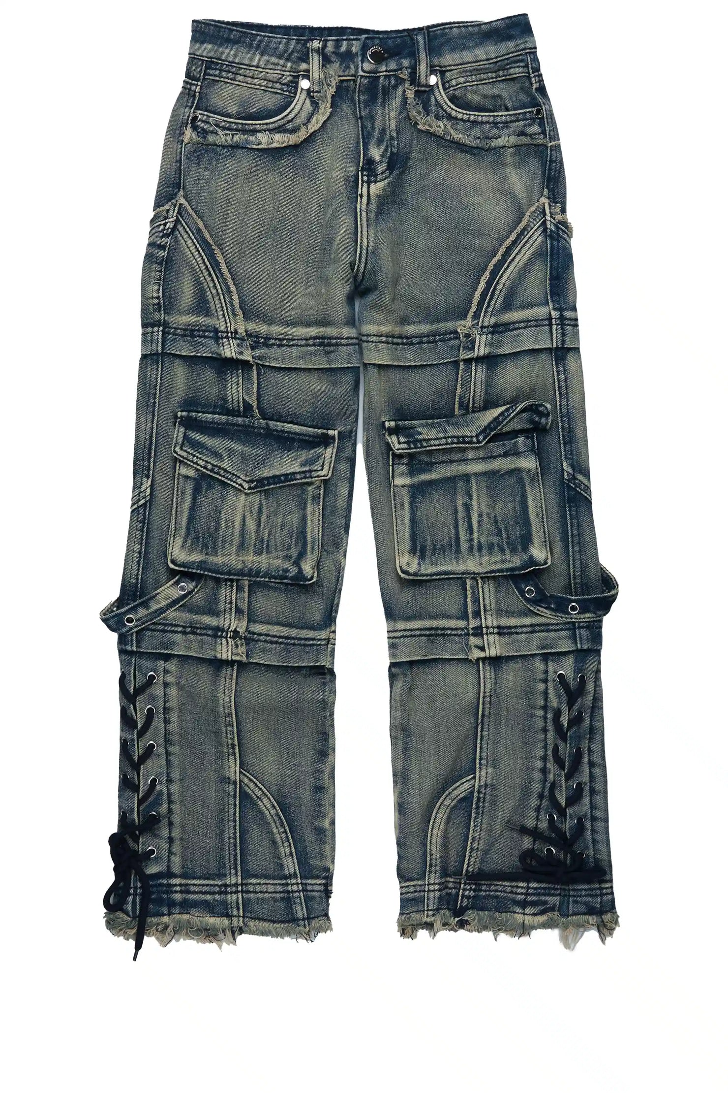 Boys Three Maxi Blue Baggy Fit Jean