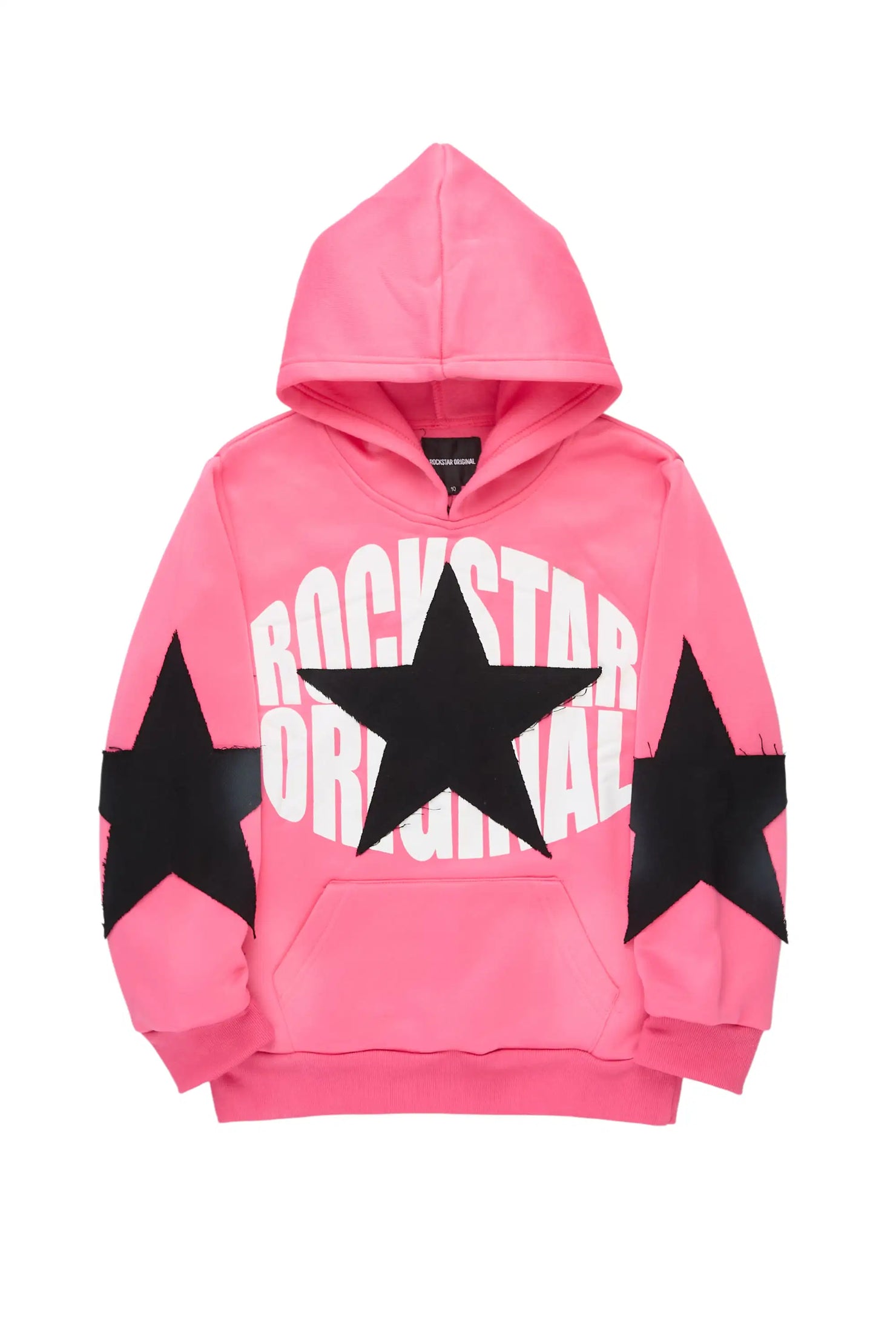Girls Khaly Light Pink Graphic Hoodie