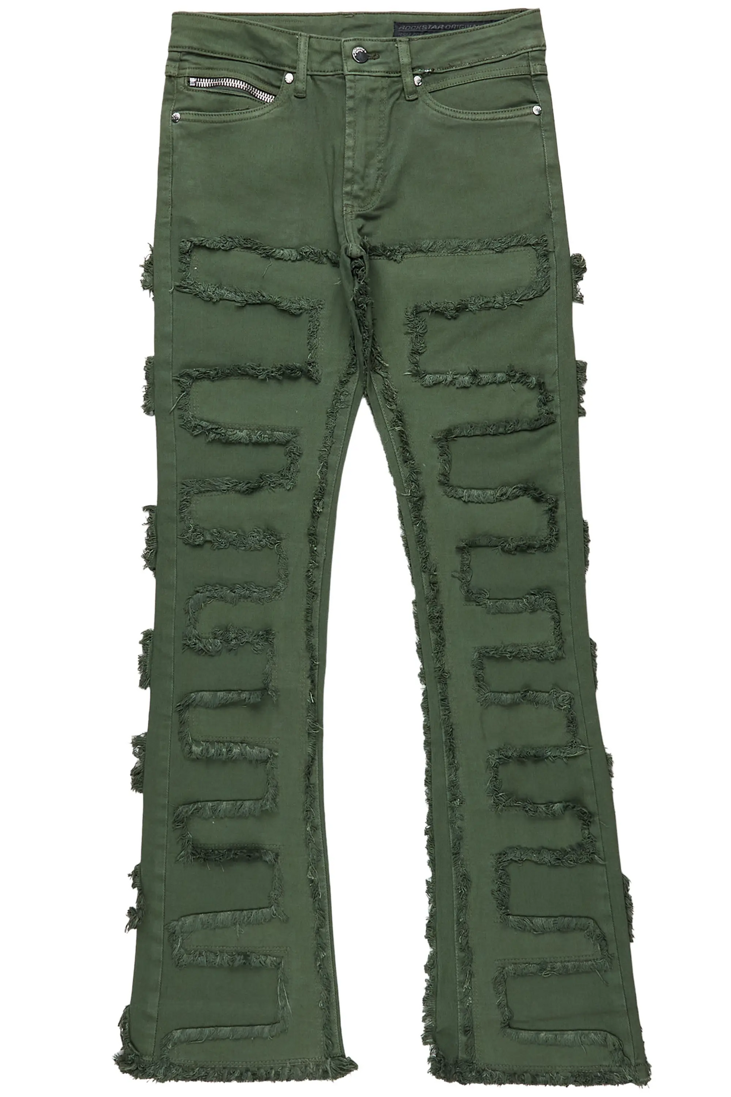 Arne Green Stacked Flare Jean