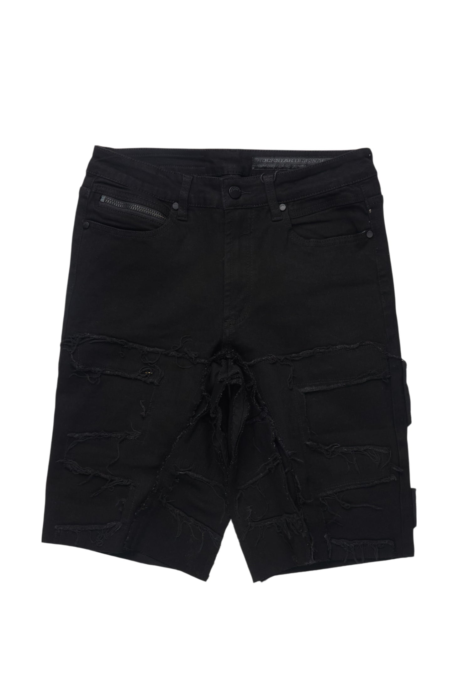 Shake Black Denim Short