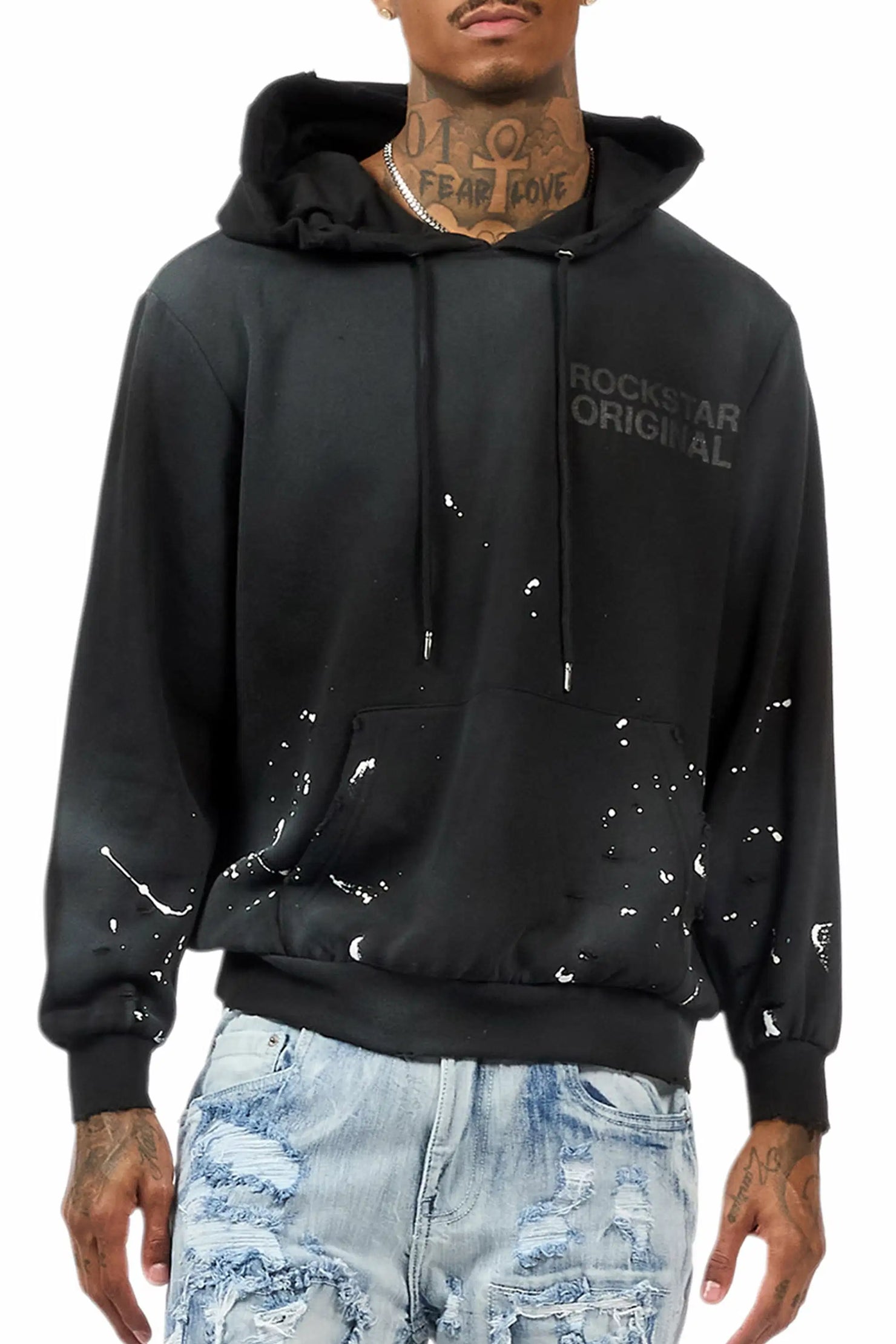 Reign Black Graphic Hoodie