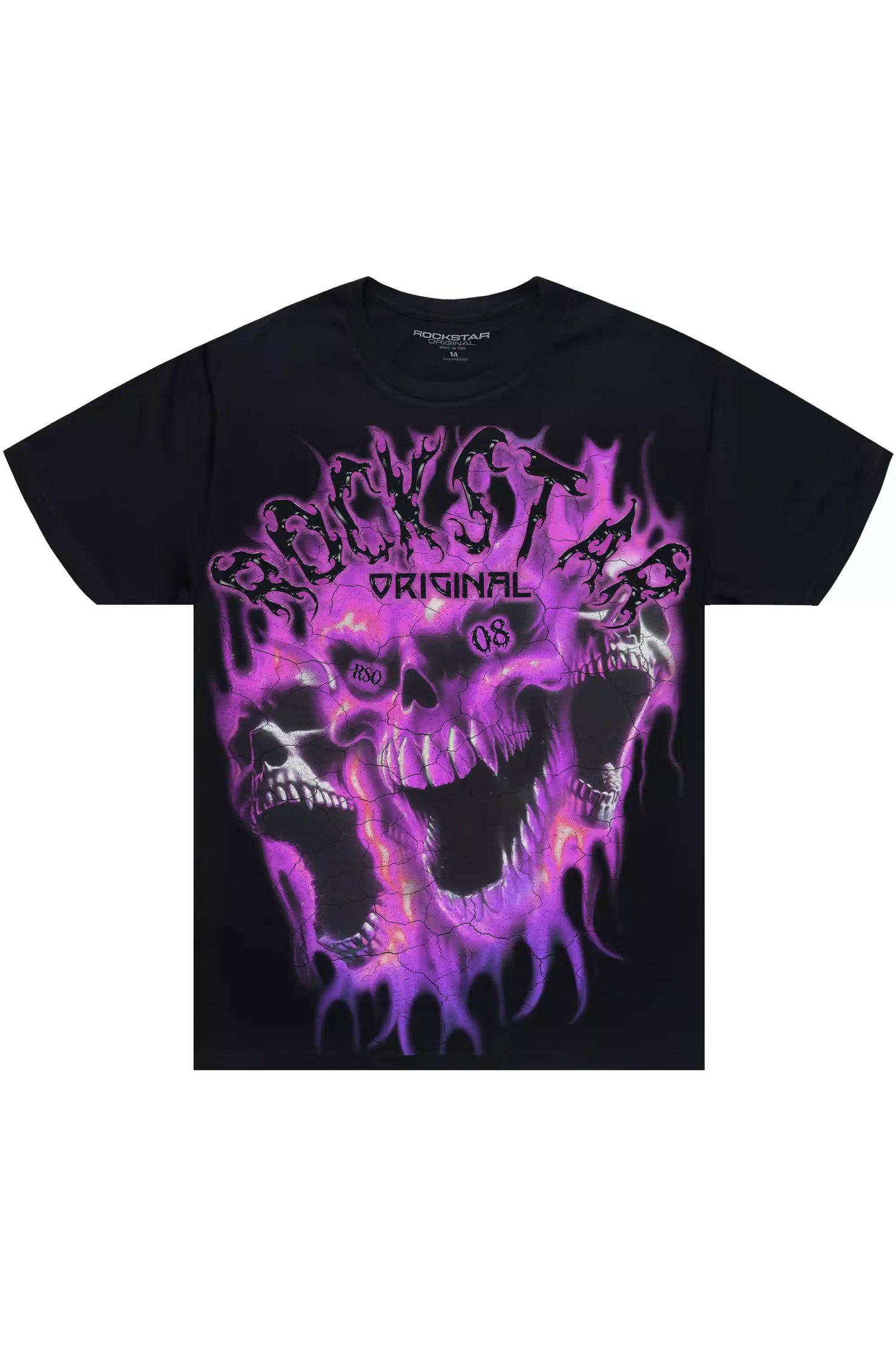 Darria Black/Purple Graphic Short Sleeve Tee