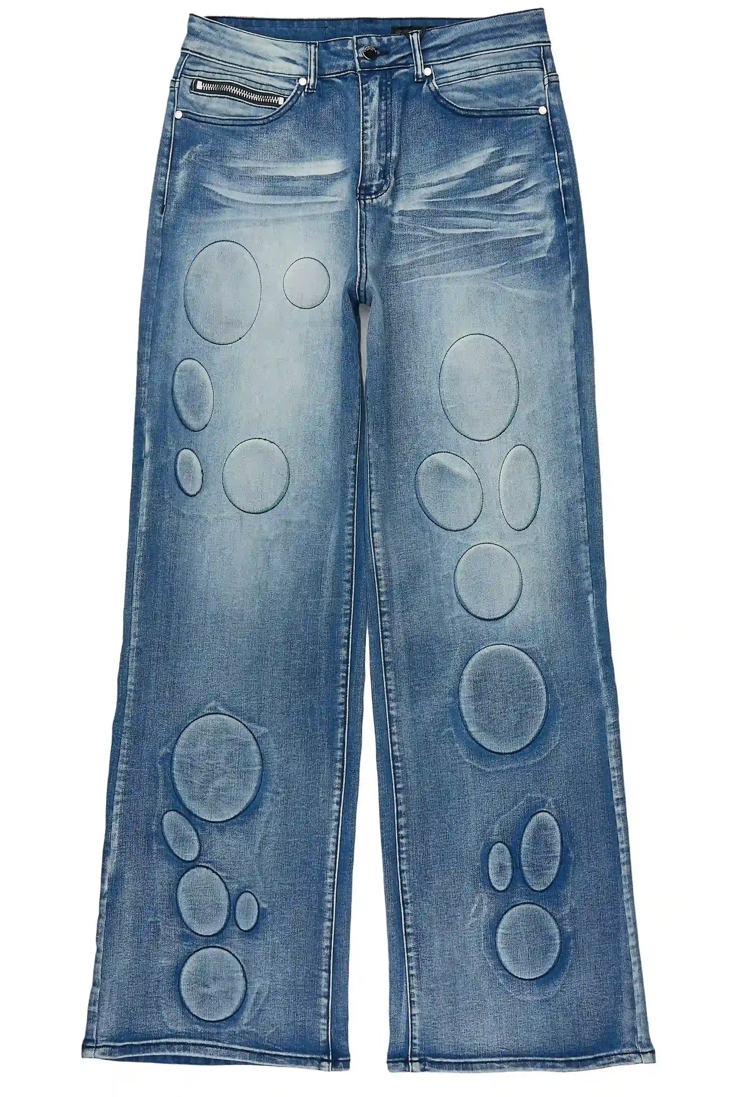 Ovol Blue Baggy Fit Jean