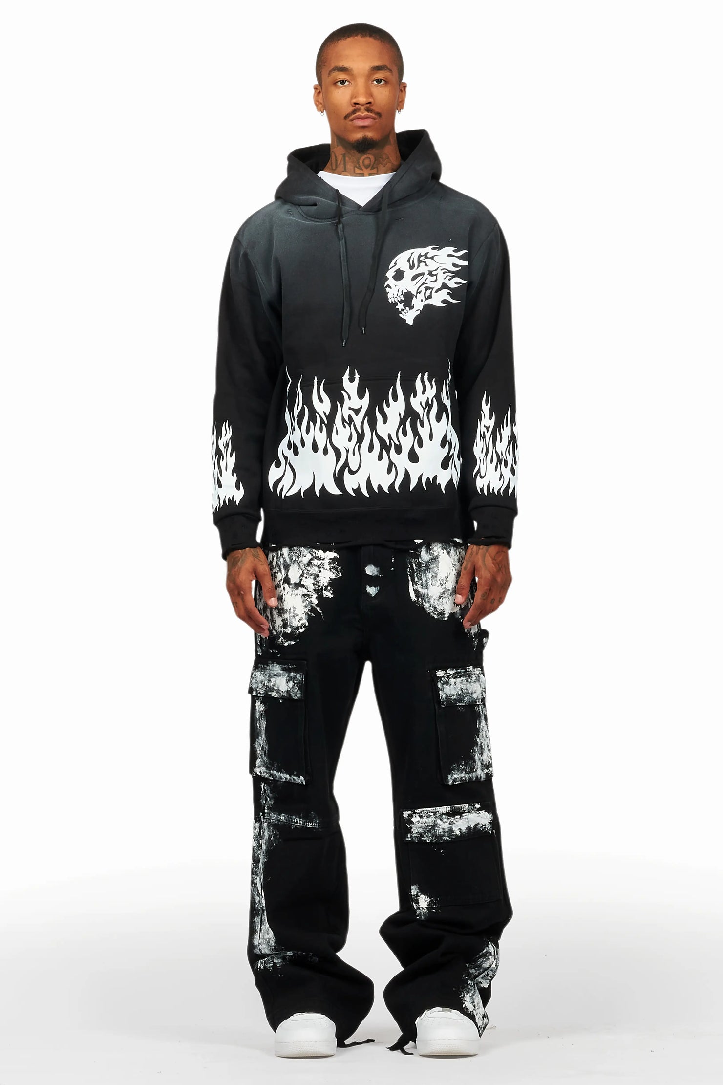 Bubble Black Hoodie & Baha Baggy Fit Jean Bundle