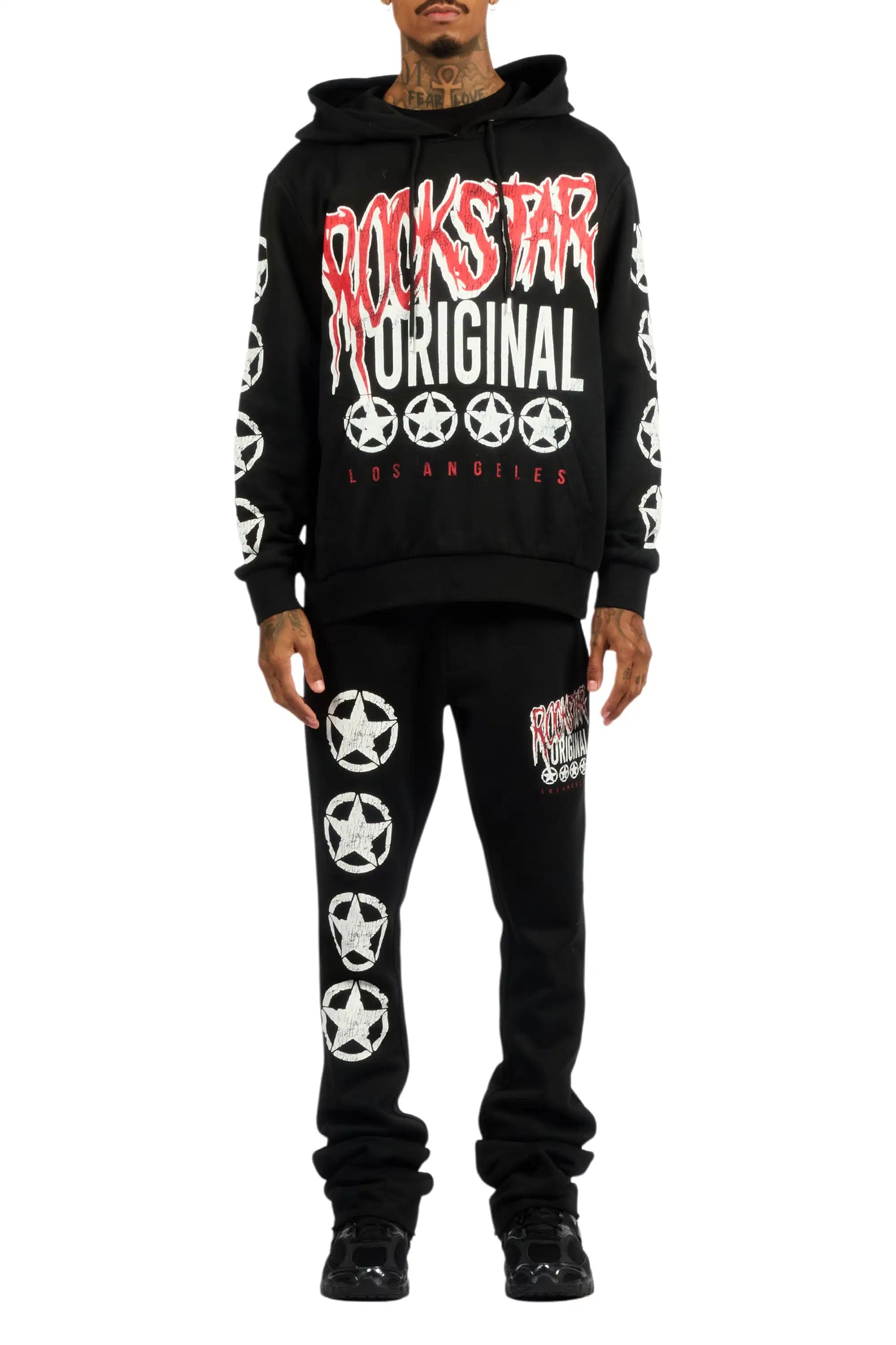 Wizzurd Black Stacked Track Set