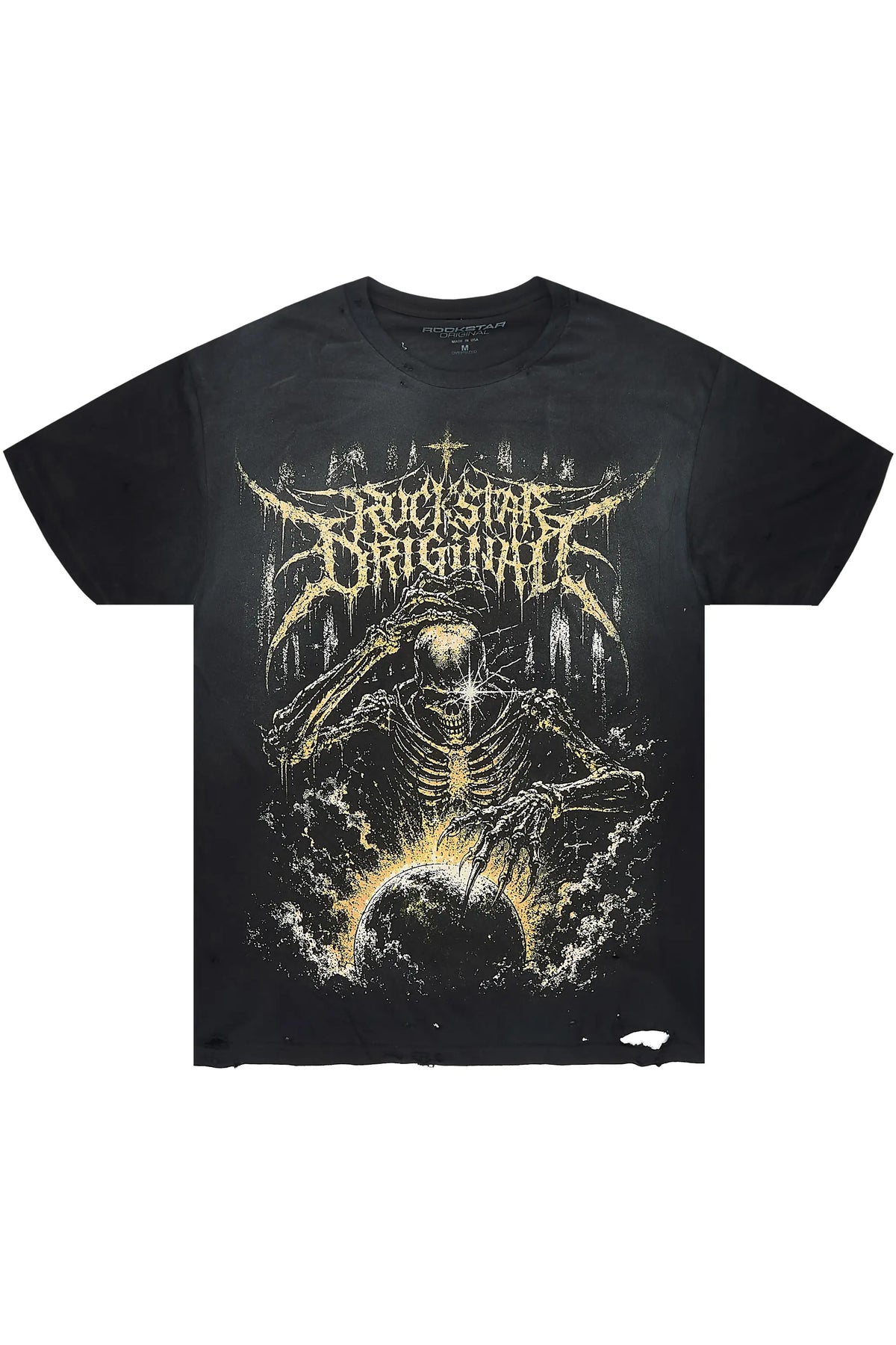Makai Black Oversized Graphic T-Shirt