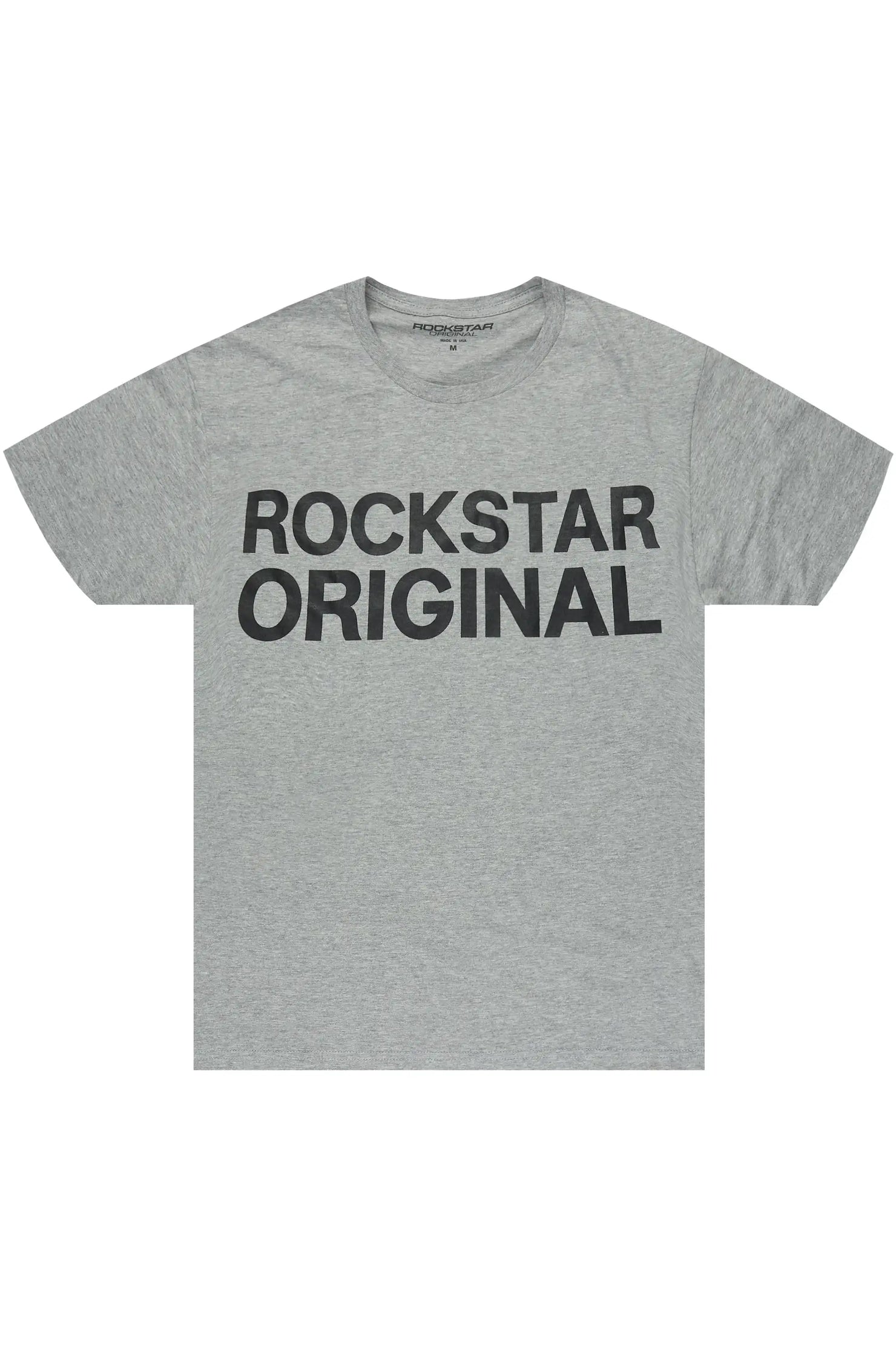 Keeth Grey Oversized Graphic T-Shirt